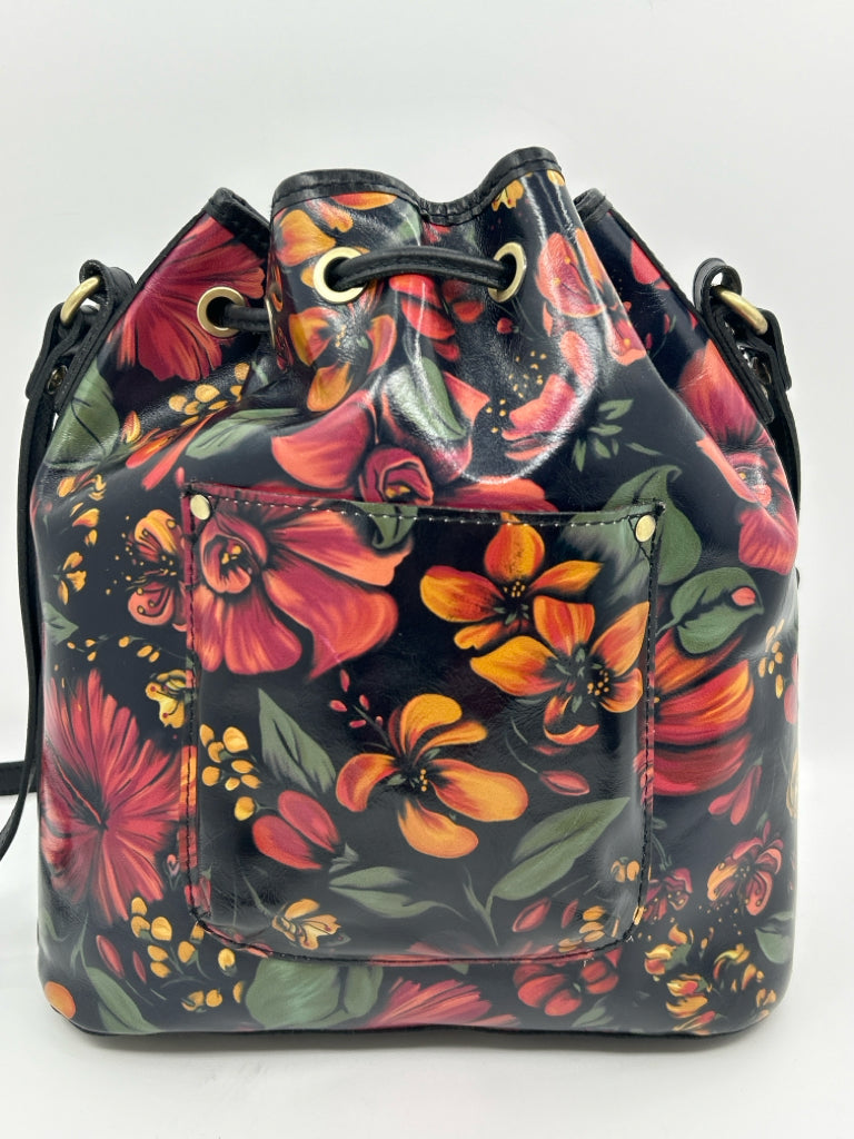 PATRICIA NASH Black Floral Purse