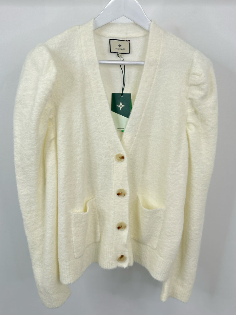 TUCKERNUCK Size L off white Cardigan