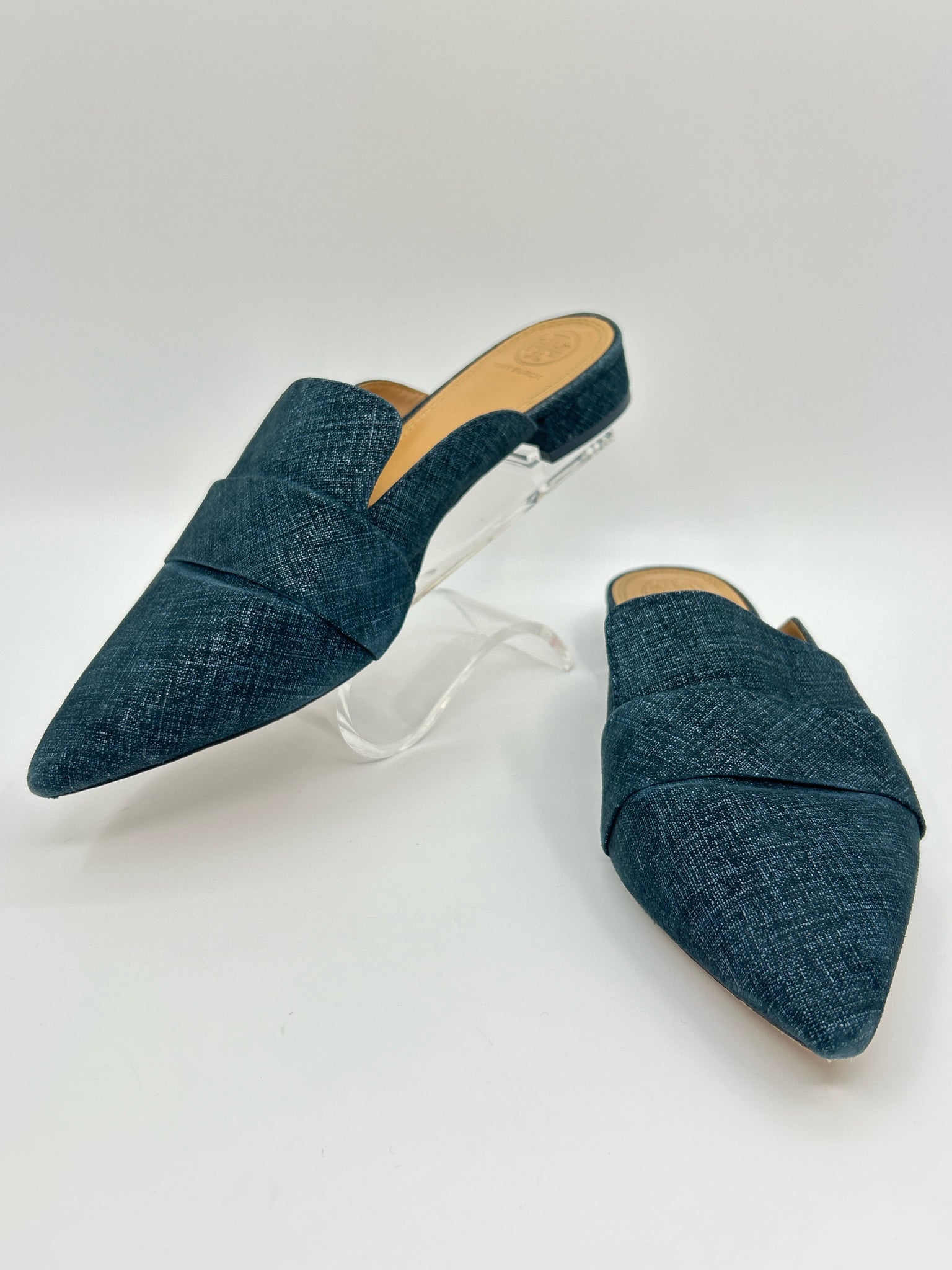 TORY BURCH Size 8.5M Navy Women Flats