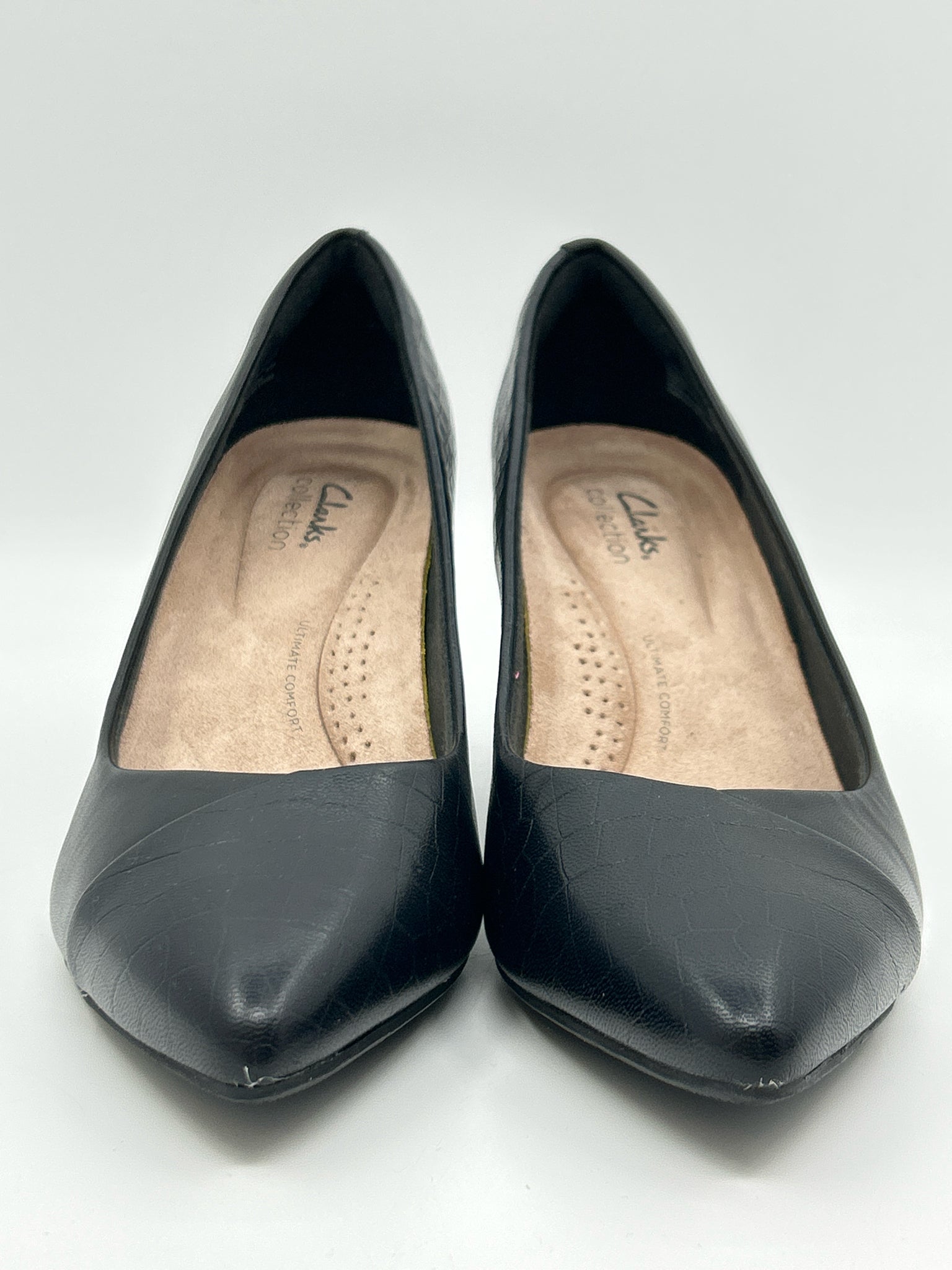 CLARKS Size 9 Black Women Pumps