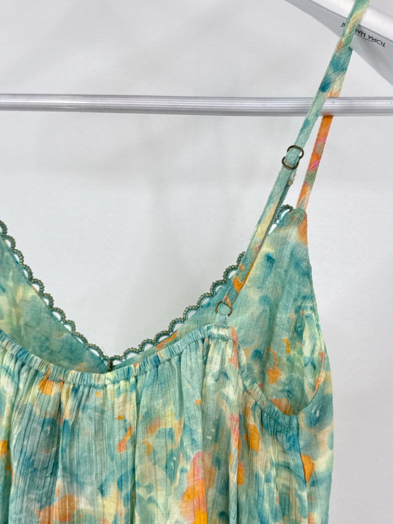 NEKANE NKN NWT Size M turquoise print Women Camisole