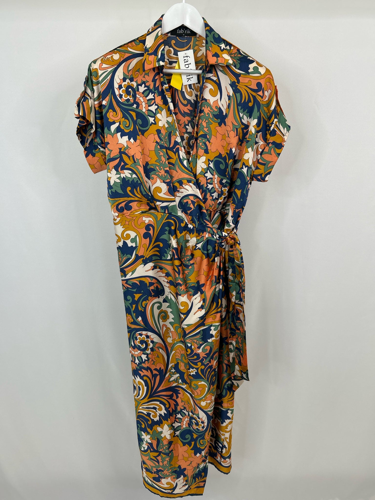 FAB'RIK Size M Multi-Color Women Dress NWT