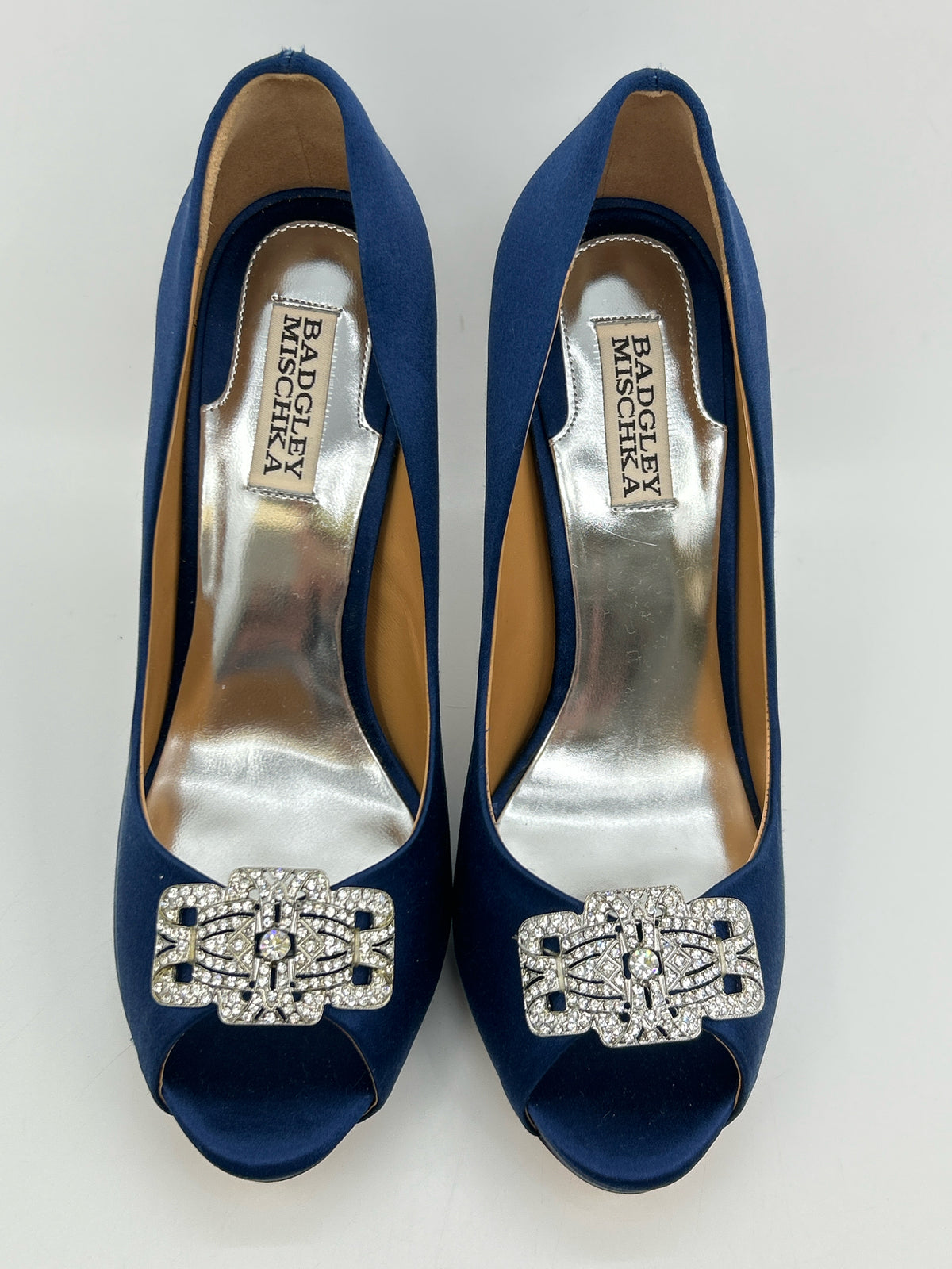 BADGLEY MISCHKA Size 8.5 Blue Women Pumps
