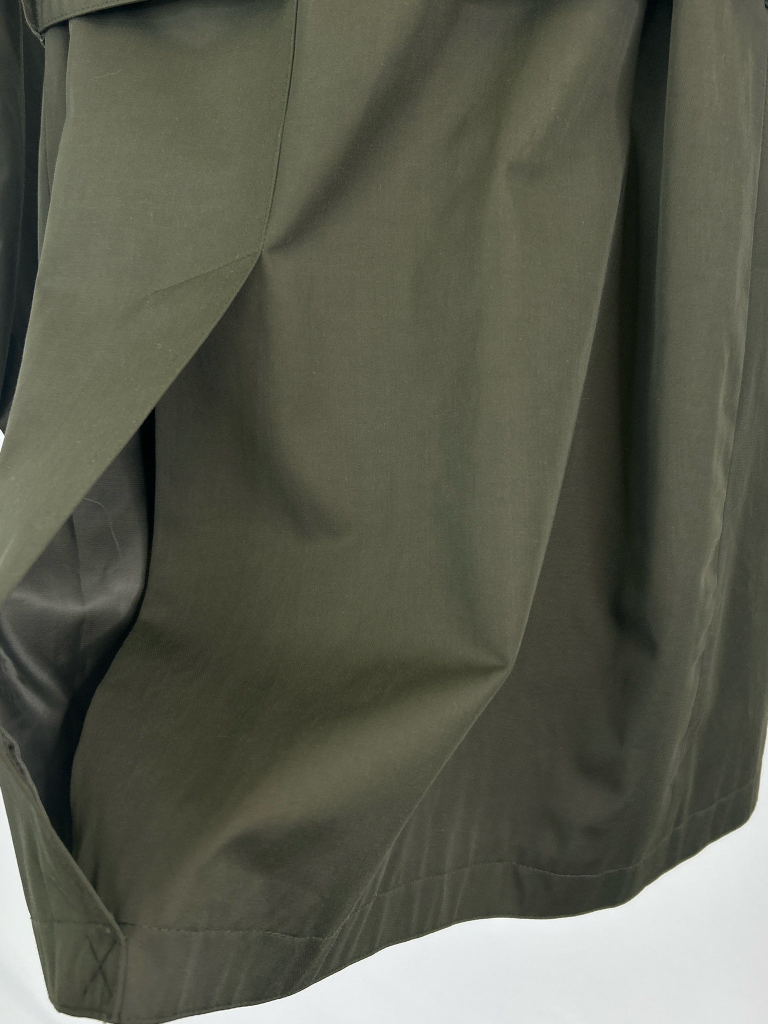 London Fog Size M OLIVE GREEN Women Trench Coat