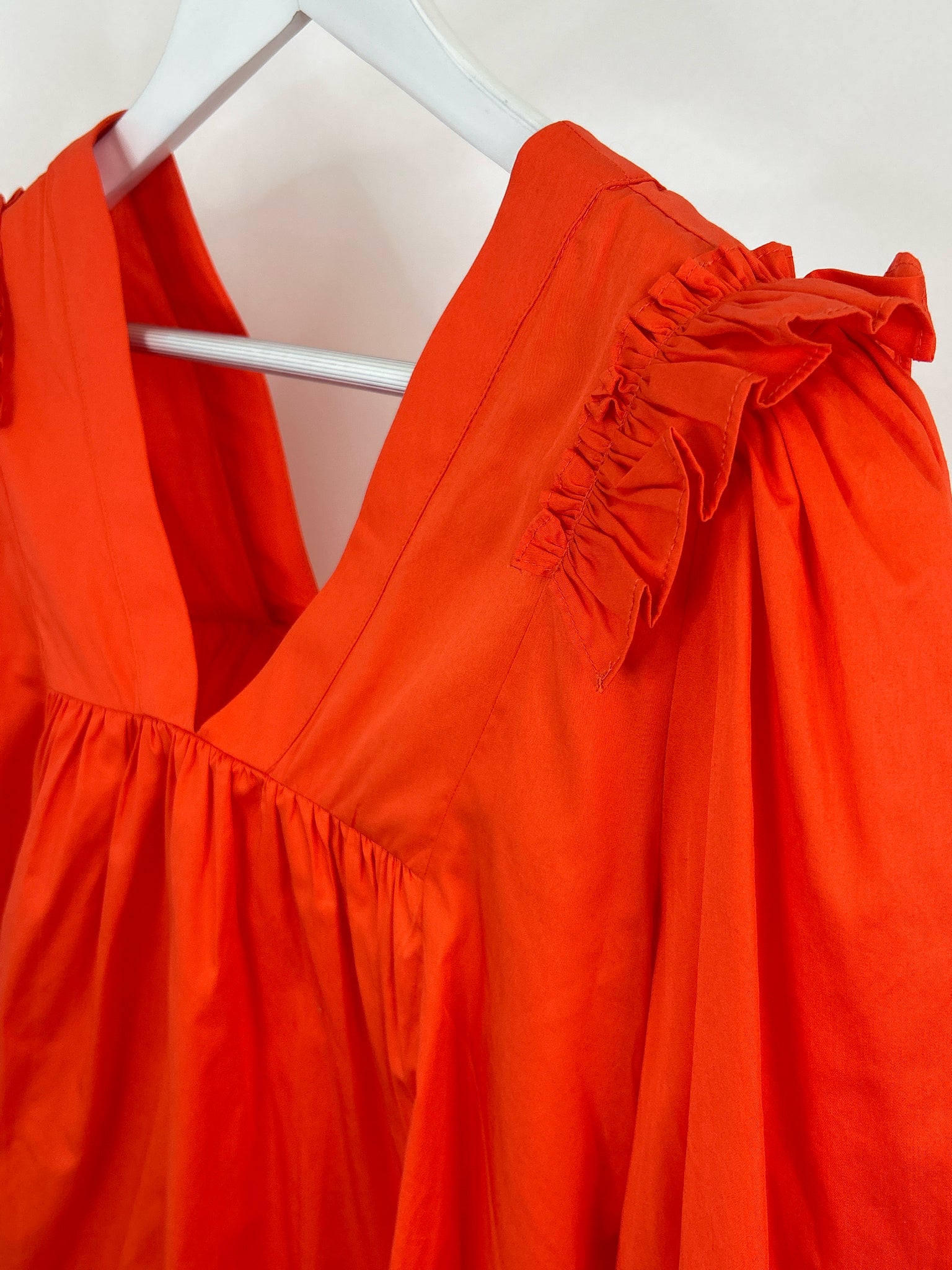 Harshman Size L Coral Women Blouse