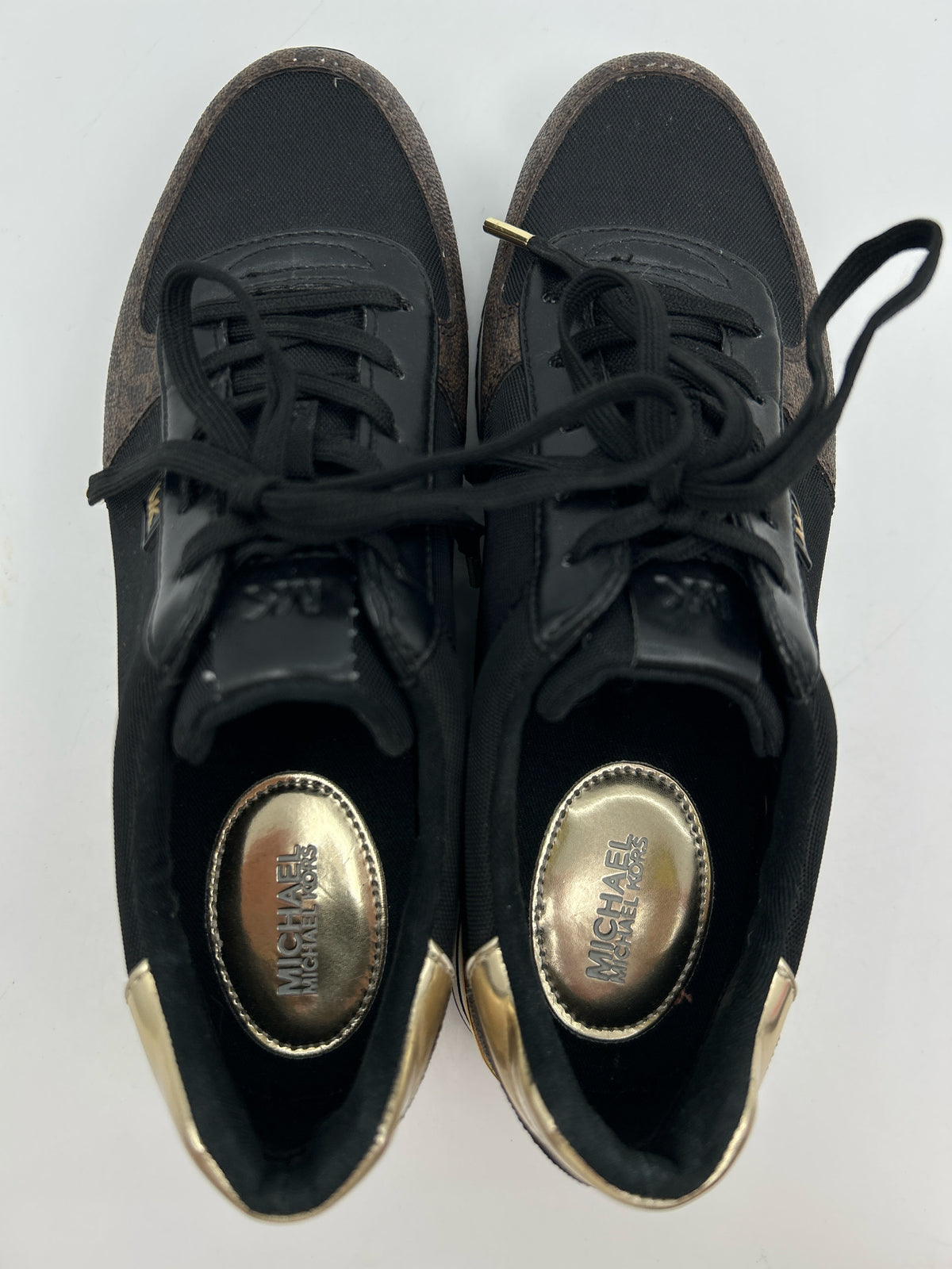 MICHAEL MICHAEL KORS Size 7M Black Print Women Sneakers