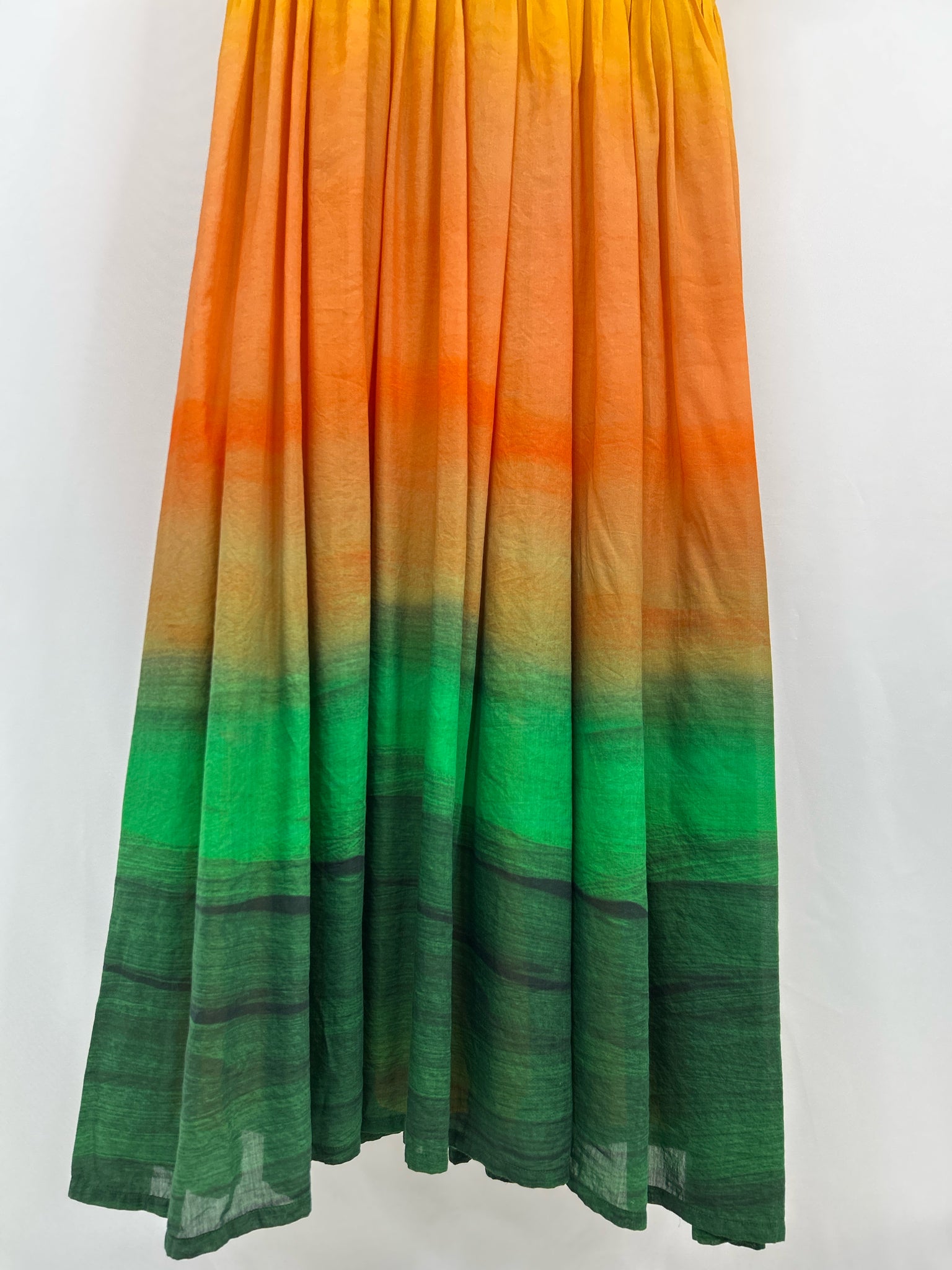 Briton Court Size M Yellow and green Women Dress