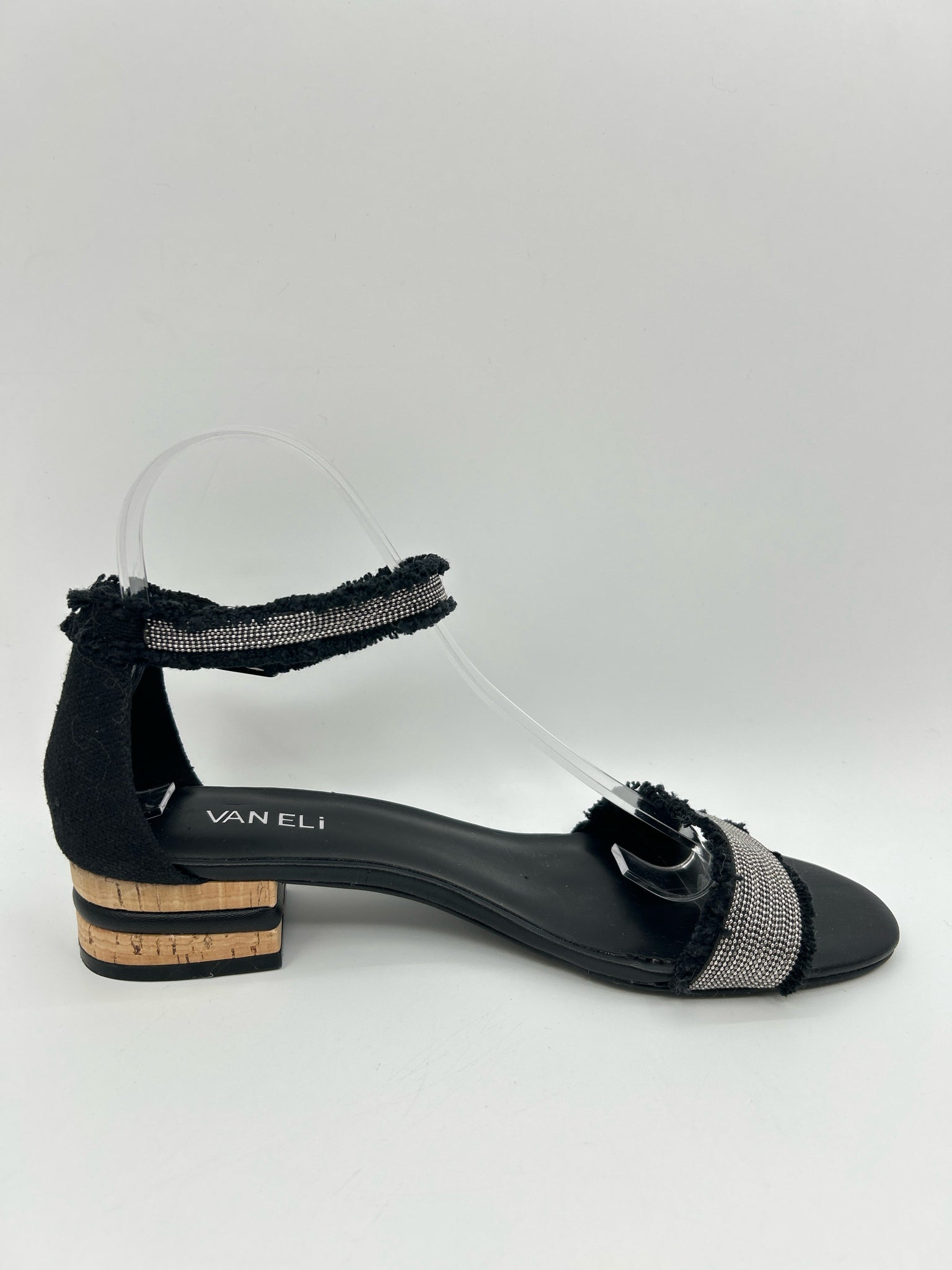 VANELI Size 9.5 Black Women Sandal