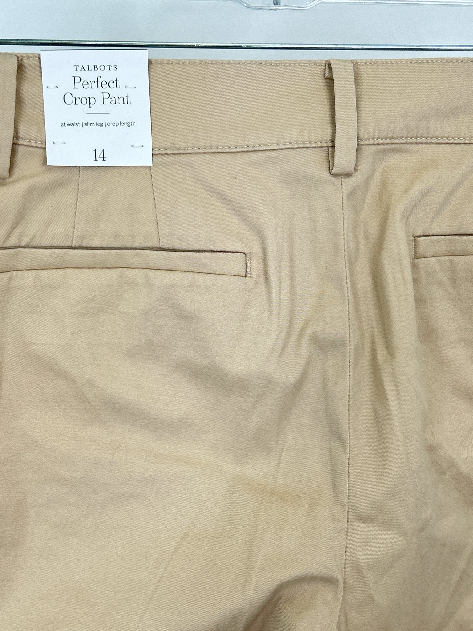 TALBOTS Size 14 Beige Women Pants NWT