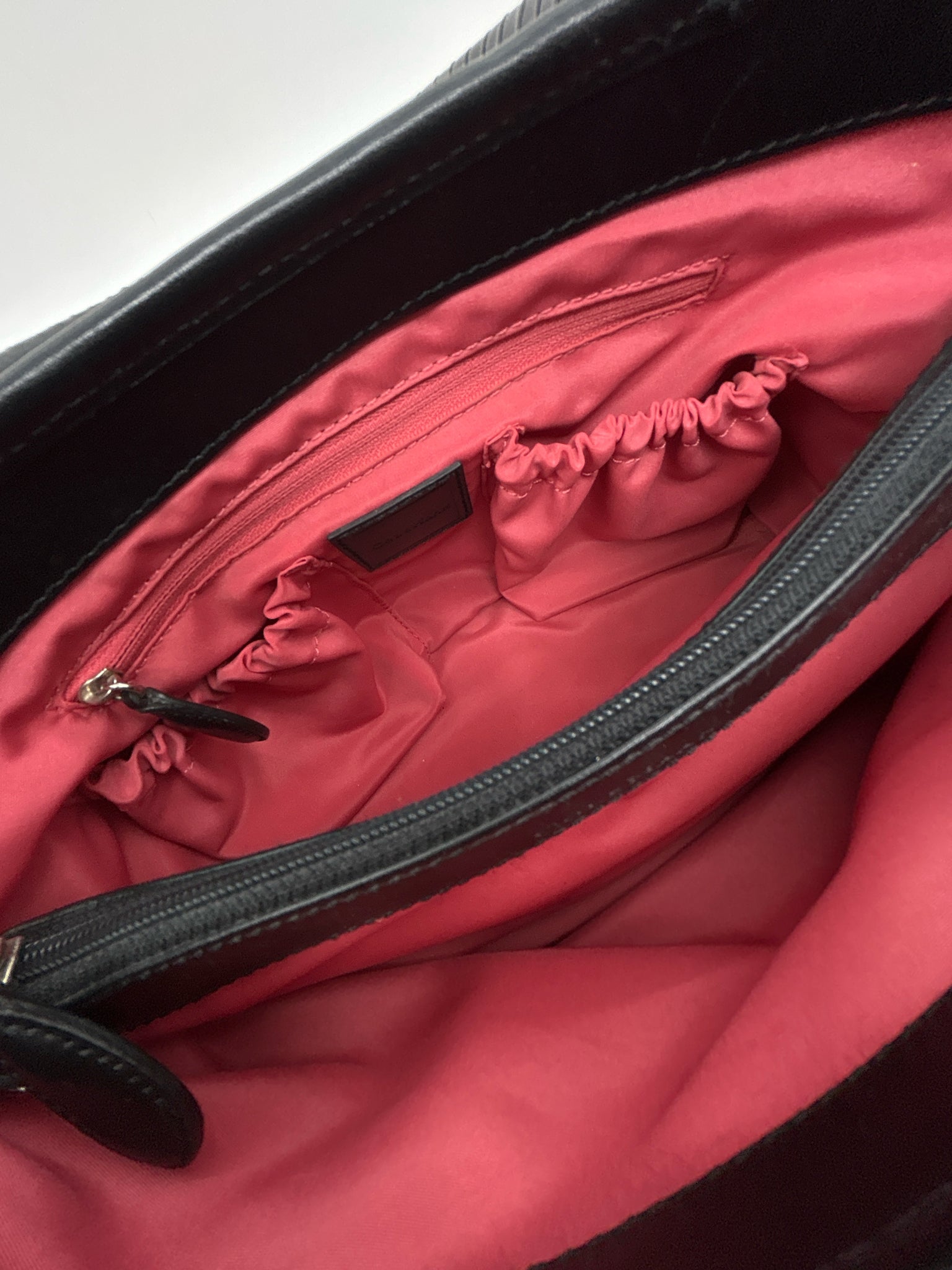 COLE HAAN Straw and Black Women Tote