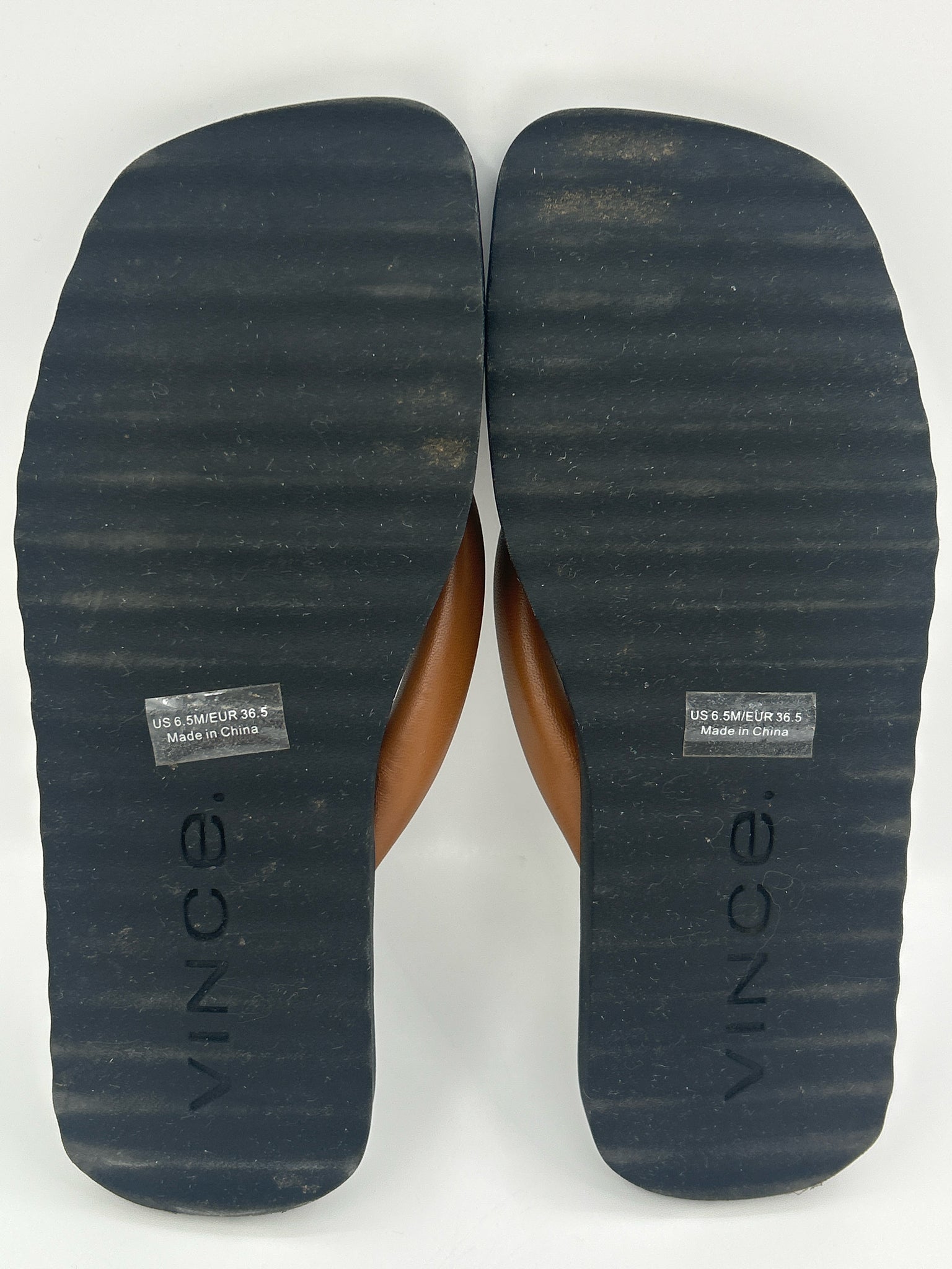 VINCE Size 6.5M Brown Women Sandal