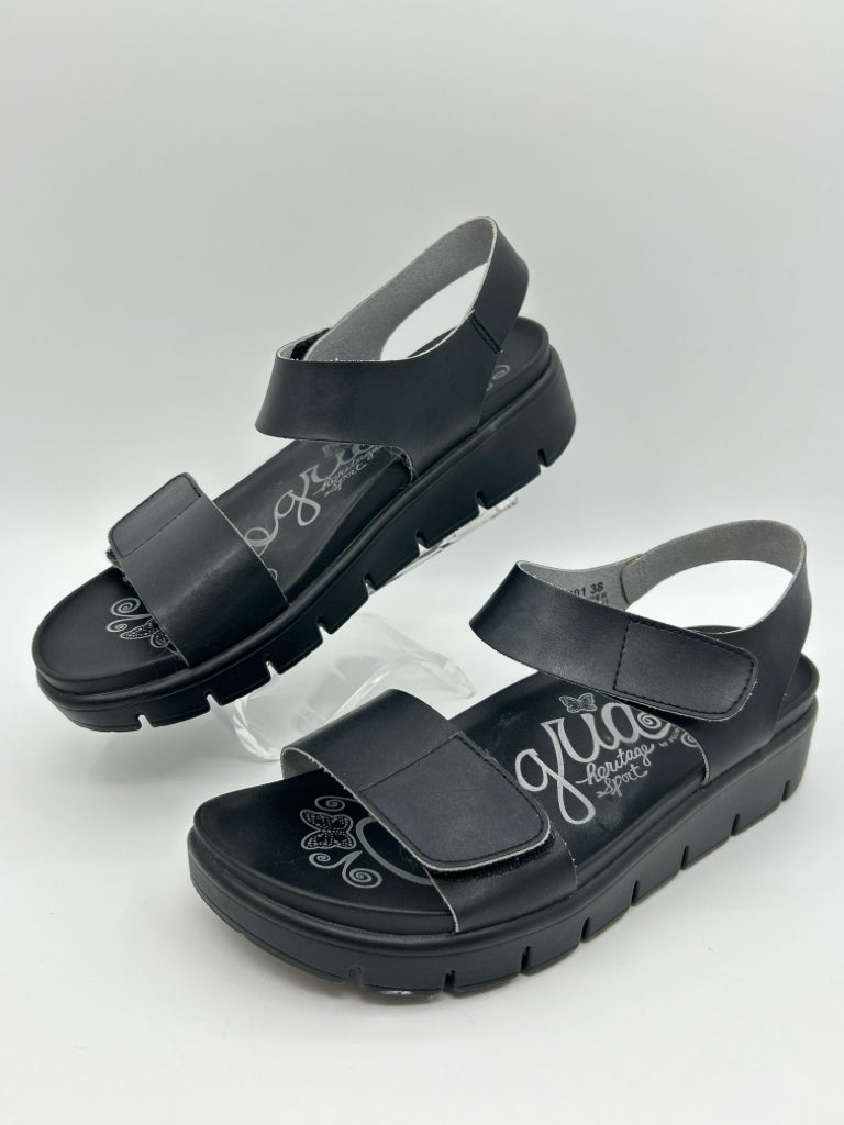 ALEGRIA EU Size 38 US Size 8-8.5 Black Women's Sandal