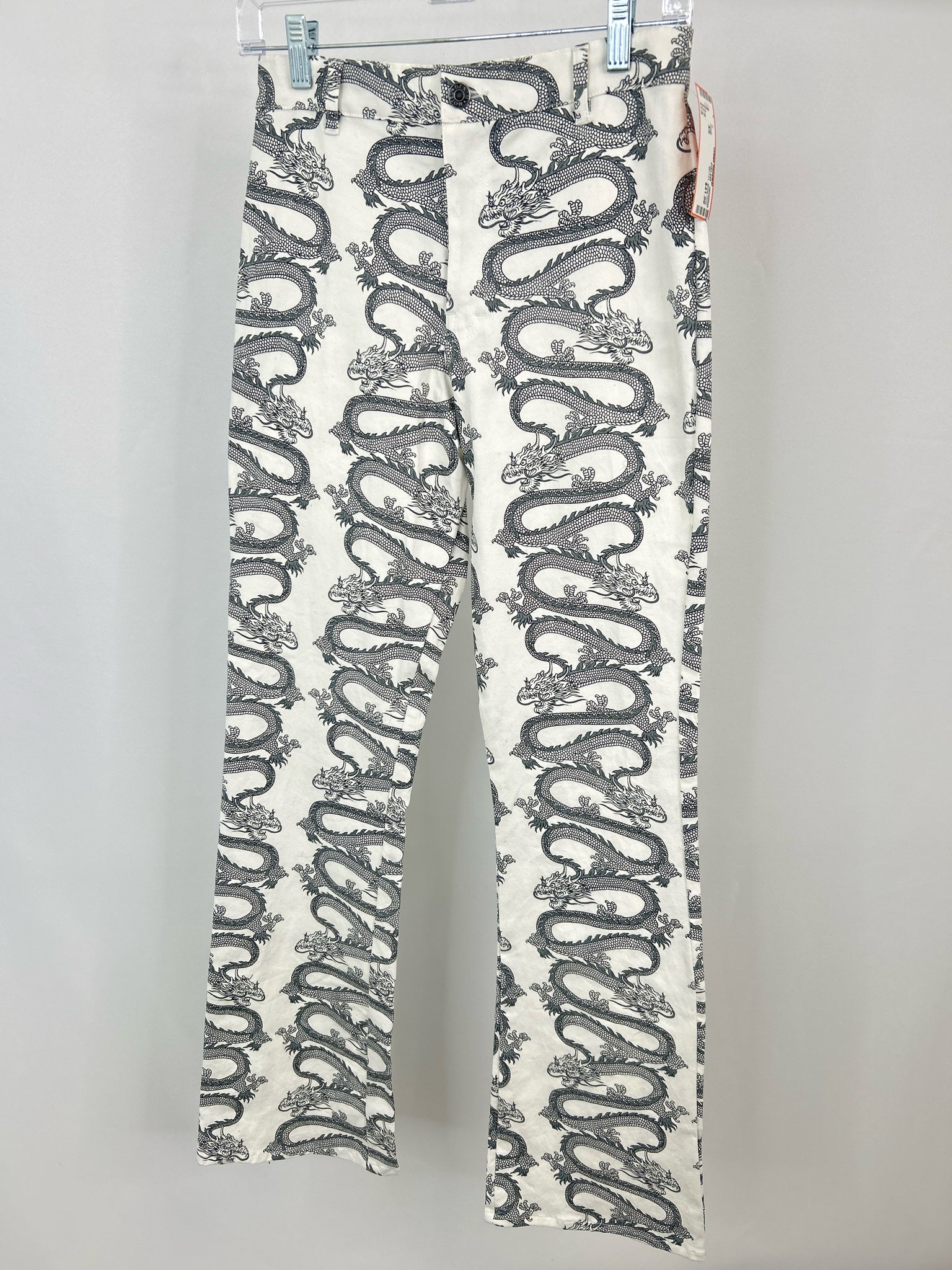 MOTEL Size XS White Print Women Pants