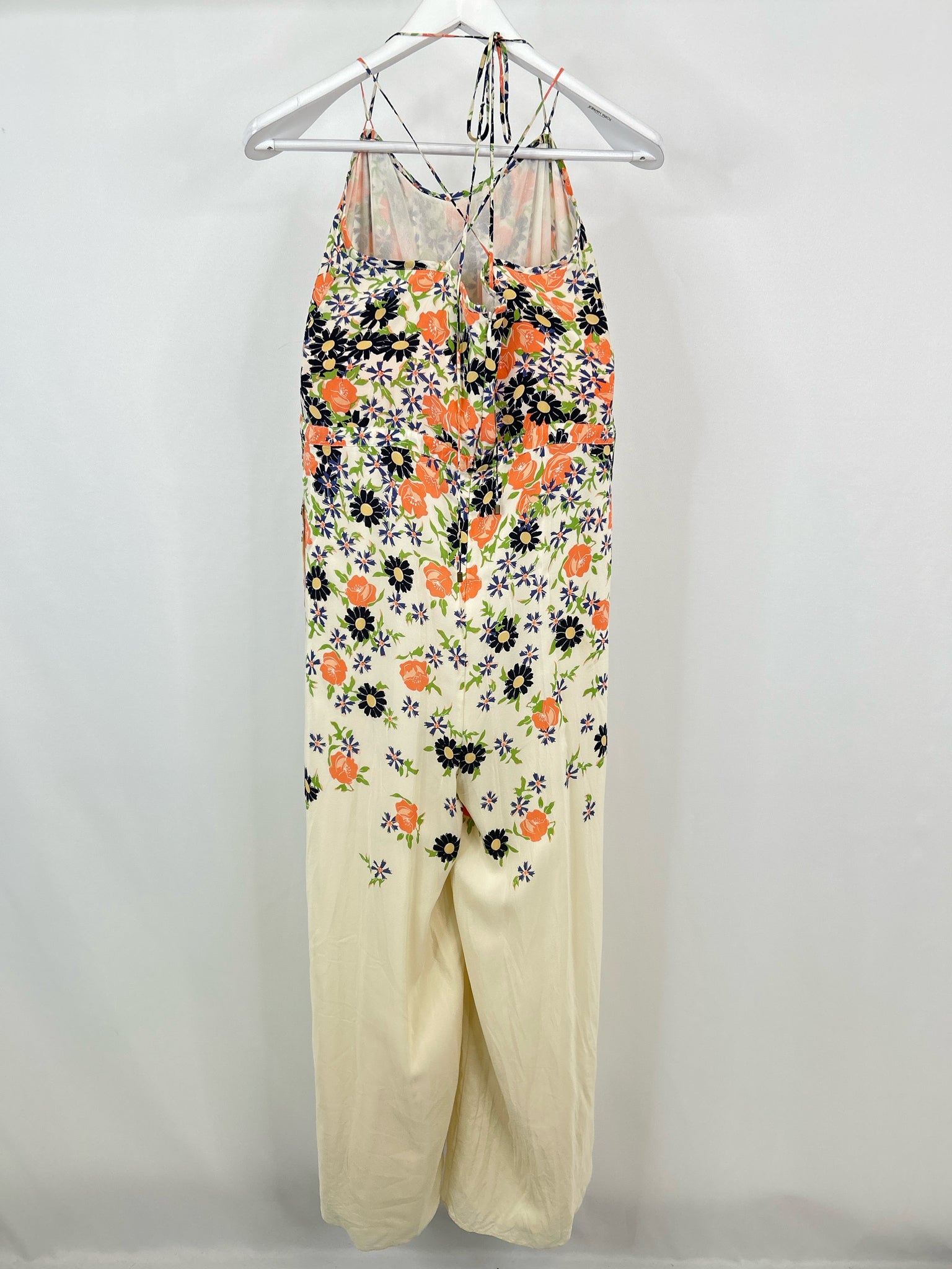 ELEVENSES Size 10 Blue floral Women Jumpsuit