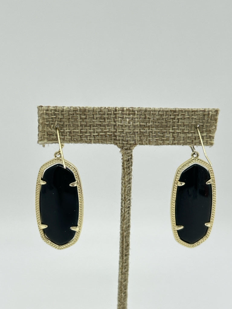 KENDRA SCOTT Black Women's Earrings