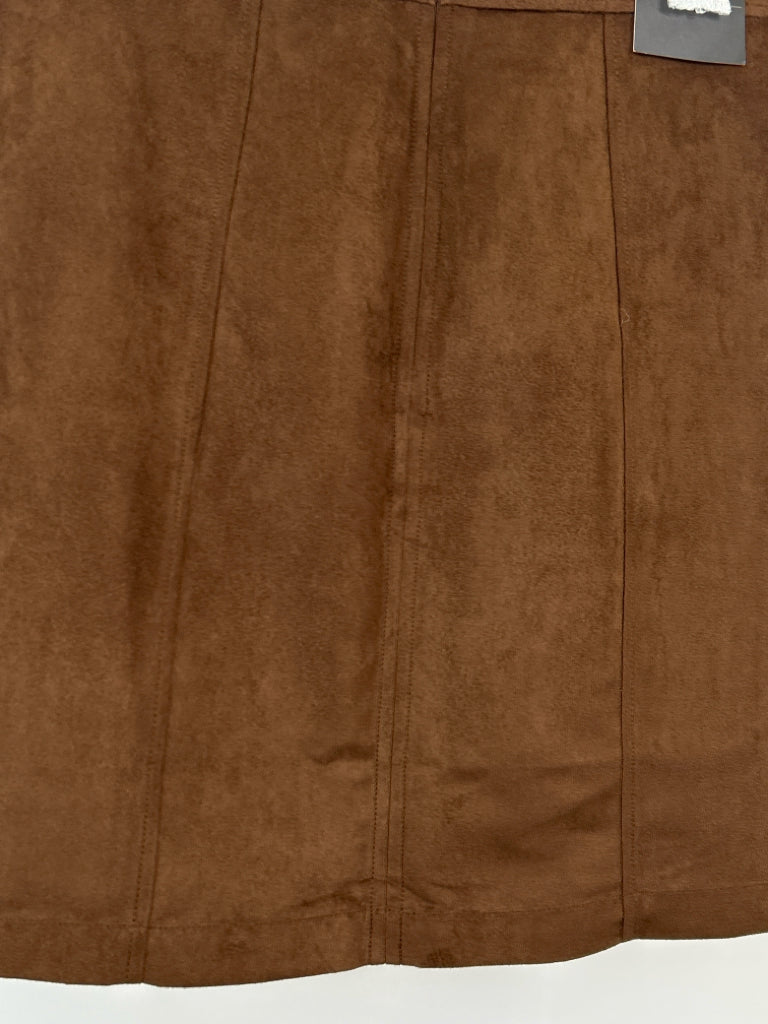 BANANA REPUBLIC Women Size 10 Brown Skirt