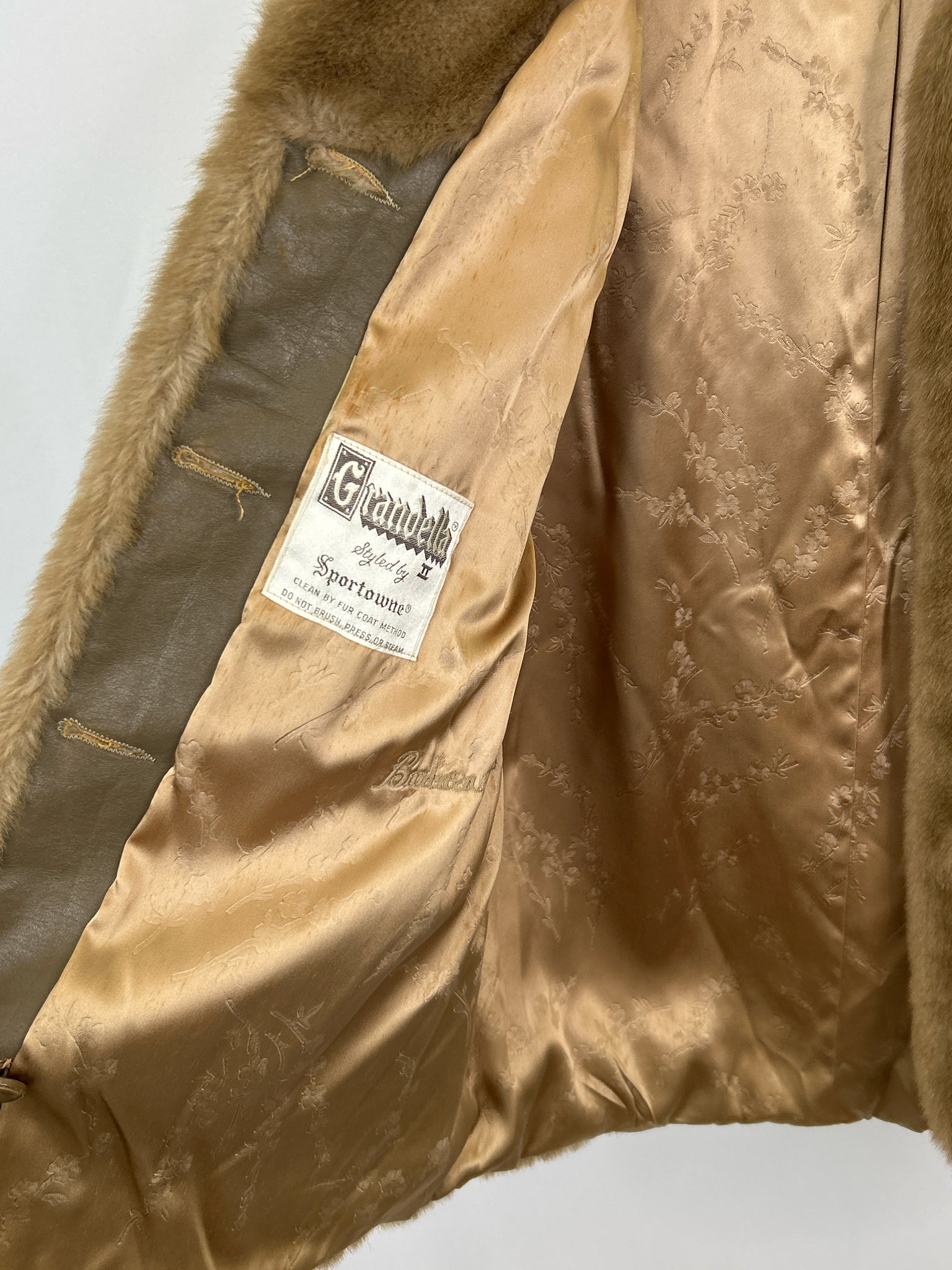 GRANDELLA Size 12 Beige Women Coat