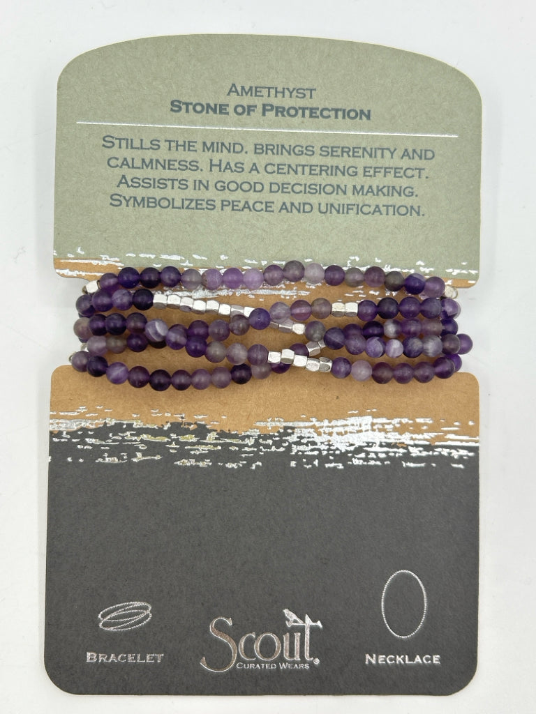 SCOUT CURATED WEARS Women Size One Size Amethyst Bracelet Necklace