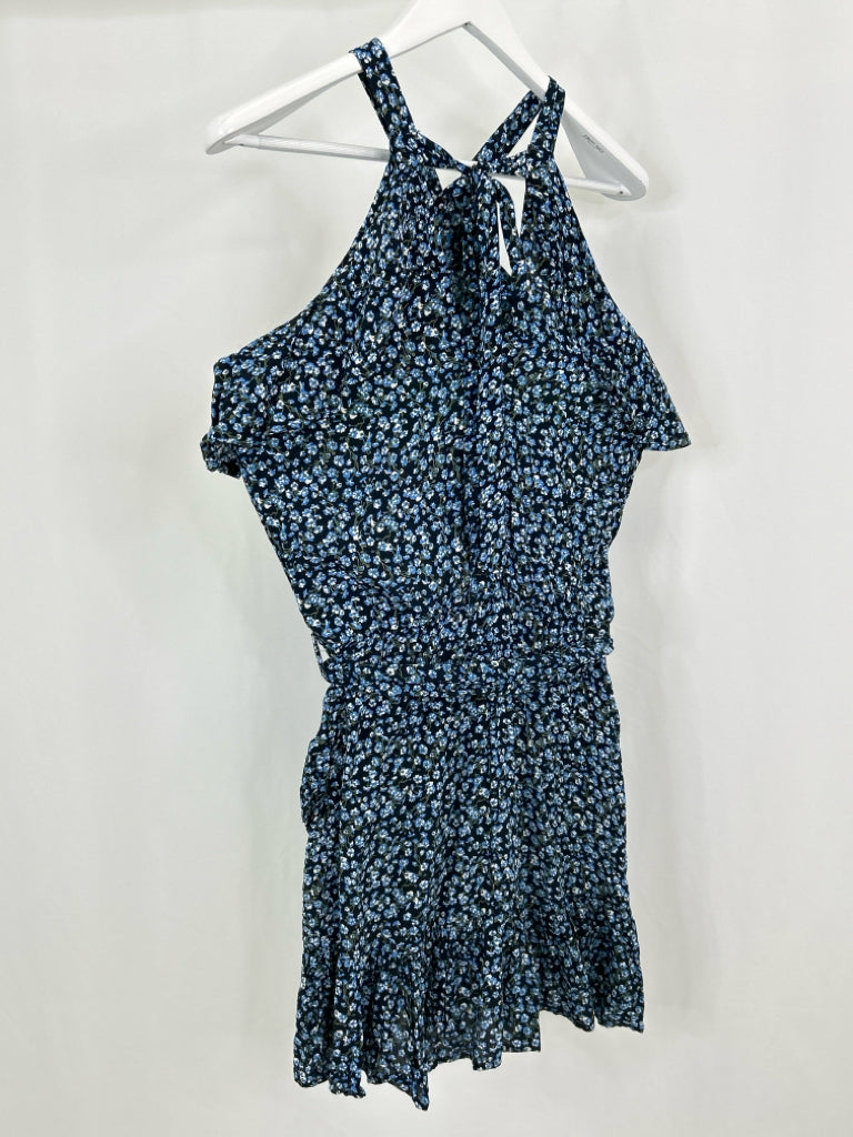 FAITHFULL THE BRAND Women Size 4 NAVY FLORAL Dress