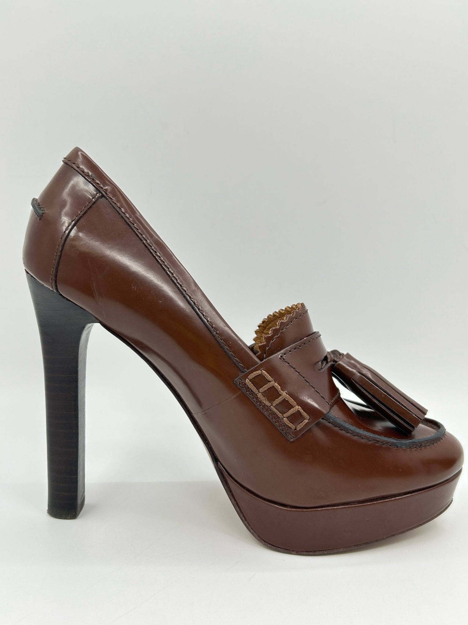 Coach Size 7 Brown Women Pumps