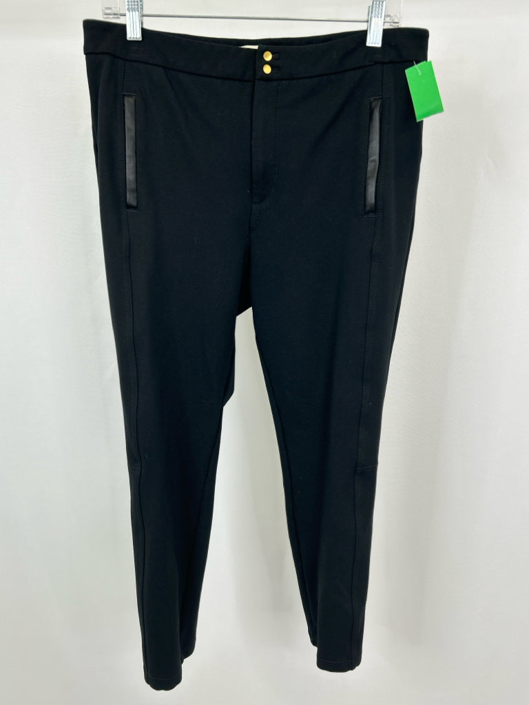 ANTHROPOLOGIE Women Size 12 Black Pants