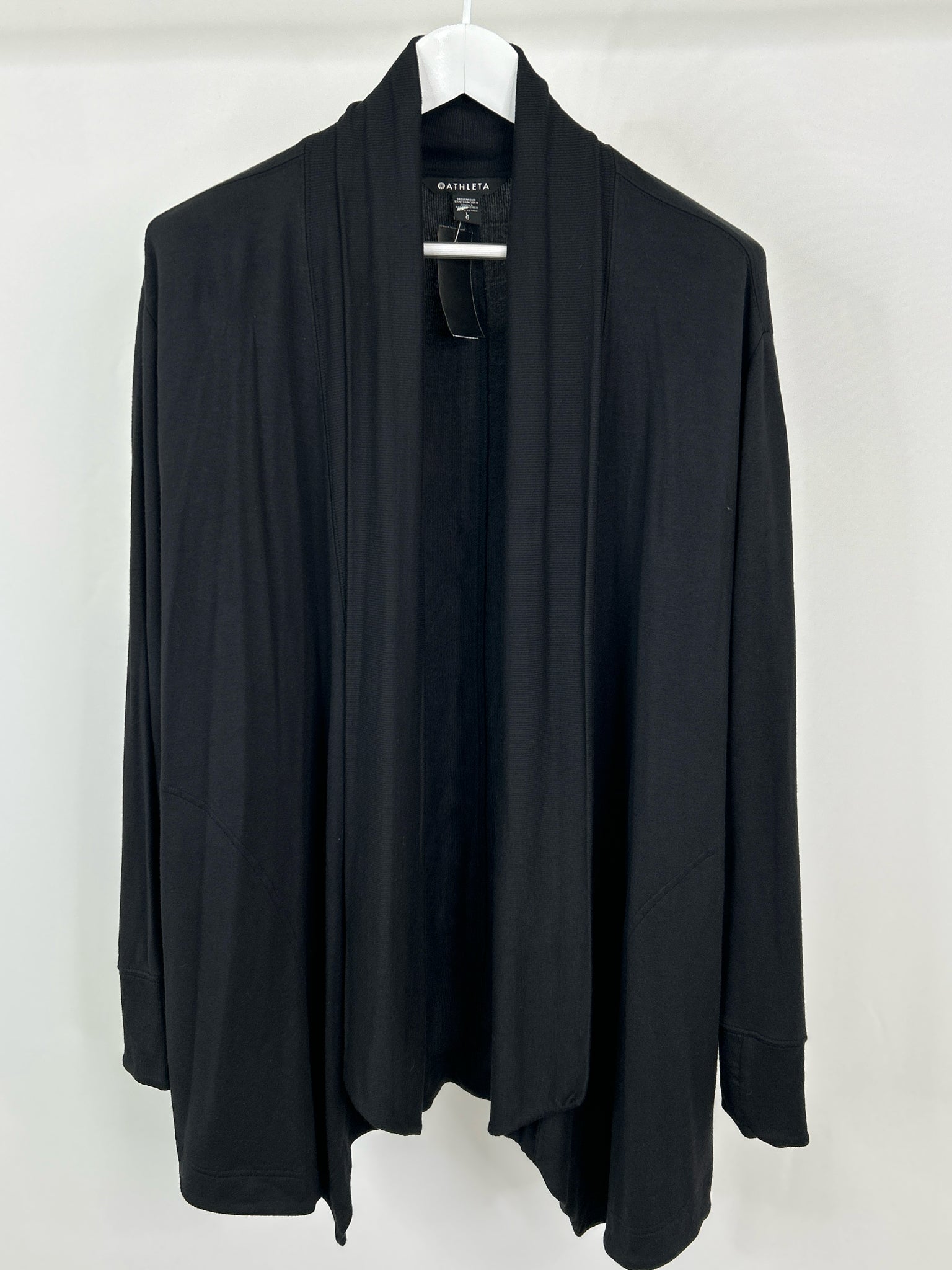 ATHLETA Size L Black Women Cardigan