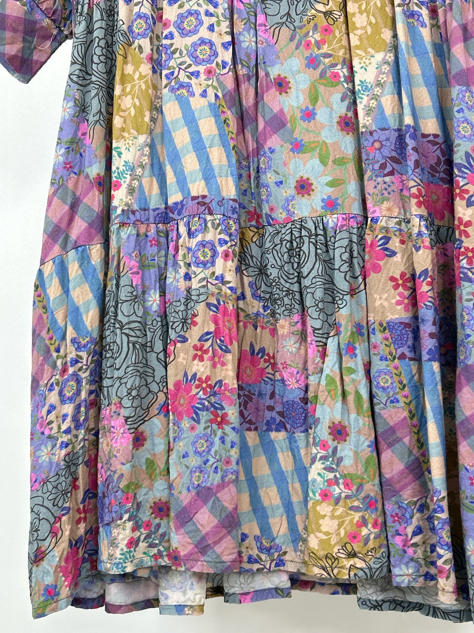 NATURAL LIFE Size M PURPLE AND BLUE Women Dress