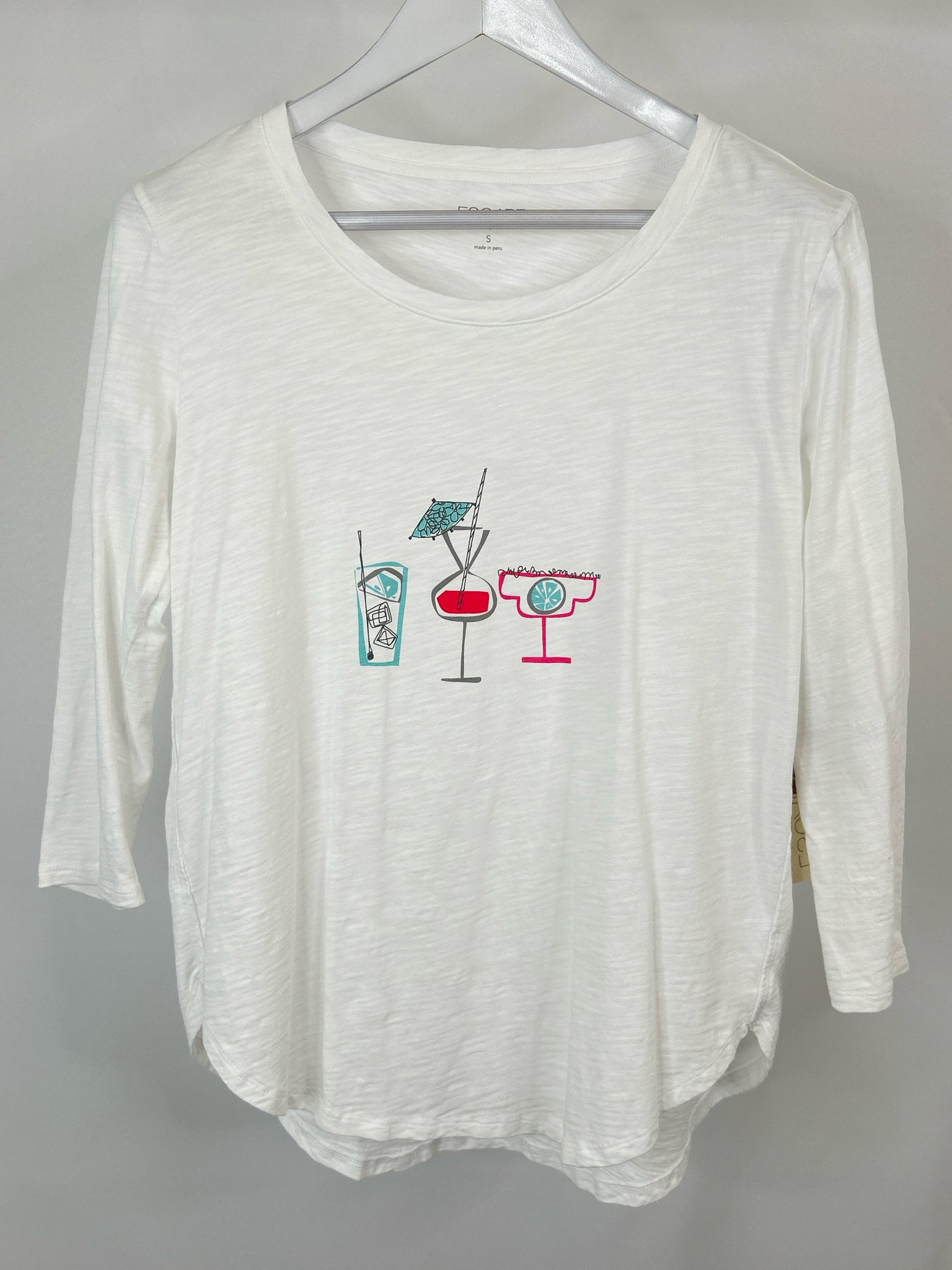 Escape by Habitat Clothes Size S White Women T-shirt
