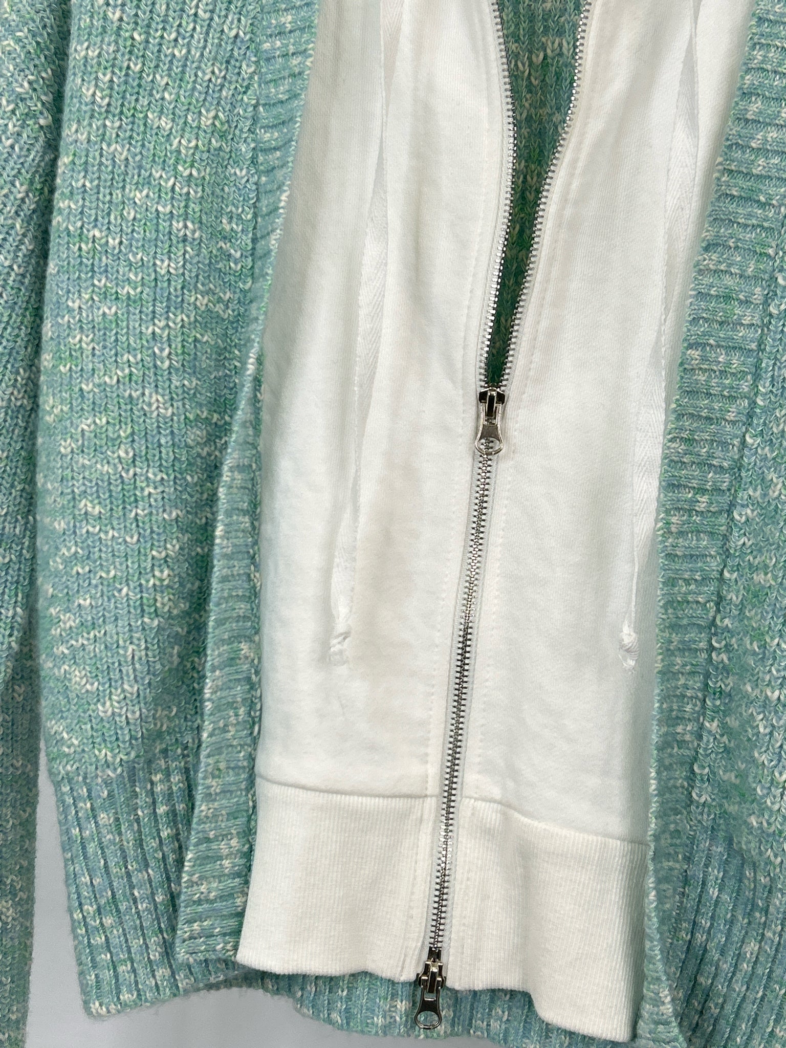 CENTRAL PARK WEST Size S/M MINT AND WHITE Women Jacket