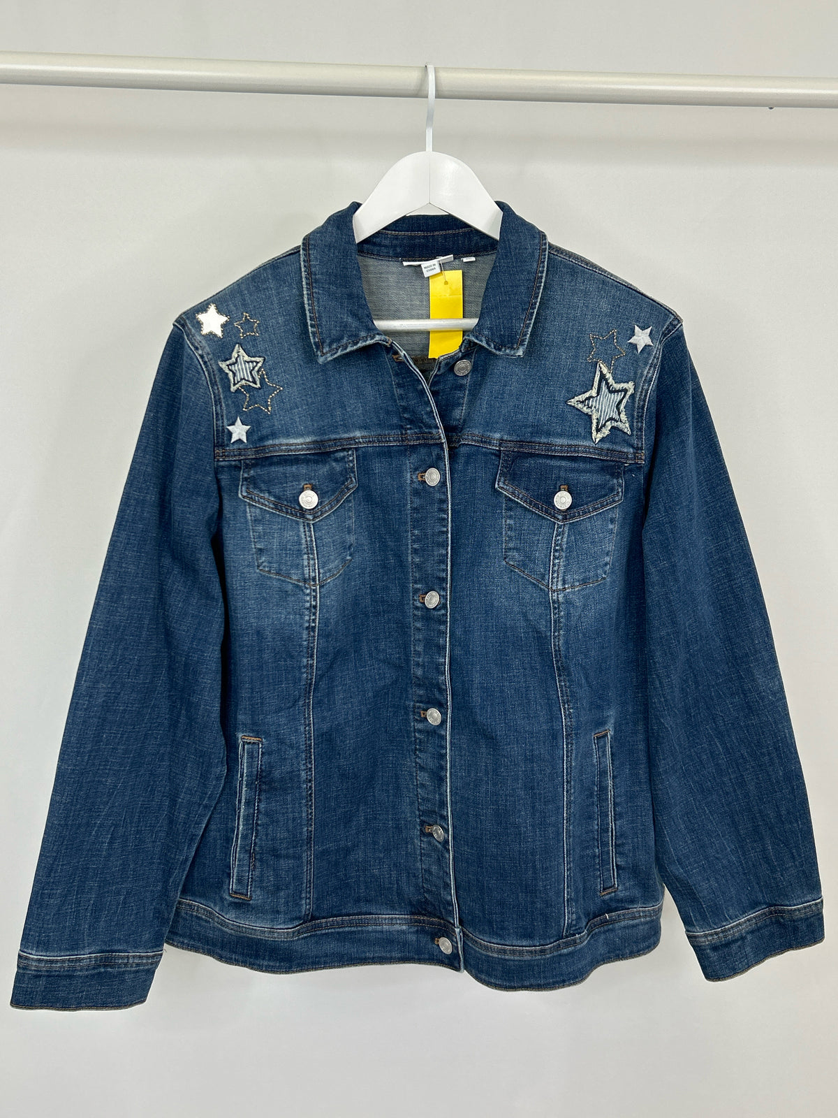 CHICO'S Size XXL BLUE DENIM Women Jacket