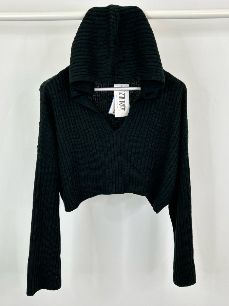 12TH TRIBE Women Size M Black Sweater