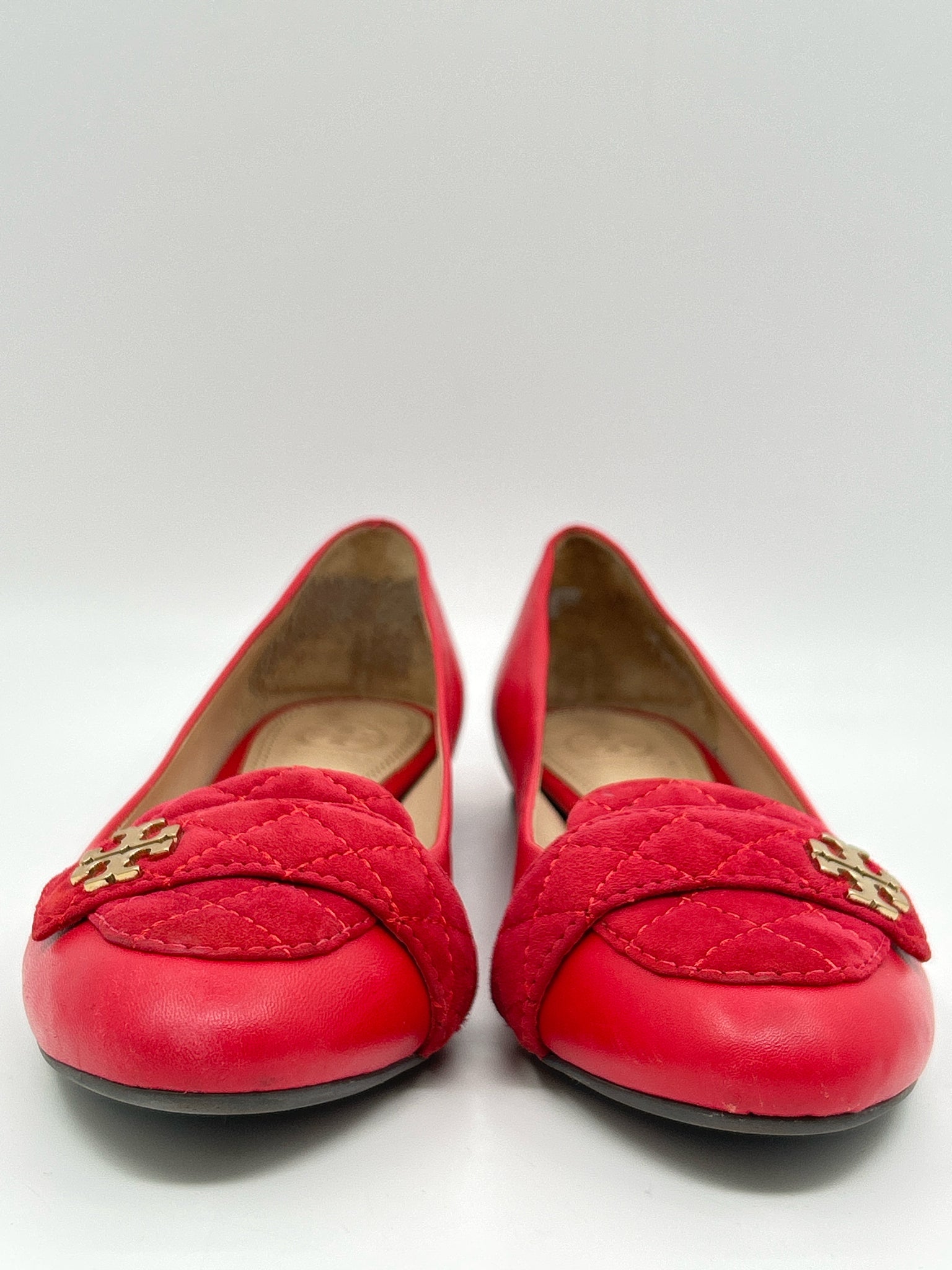 TORY BURCH Size 8.5M Red Women Flats