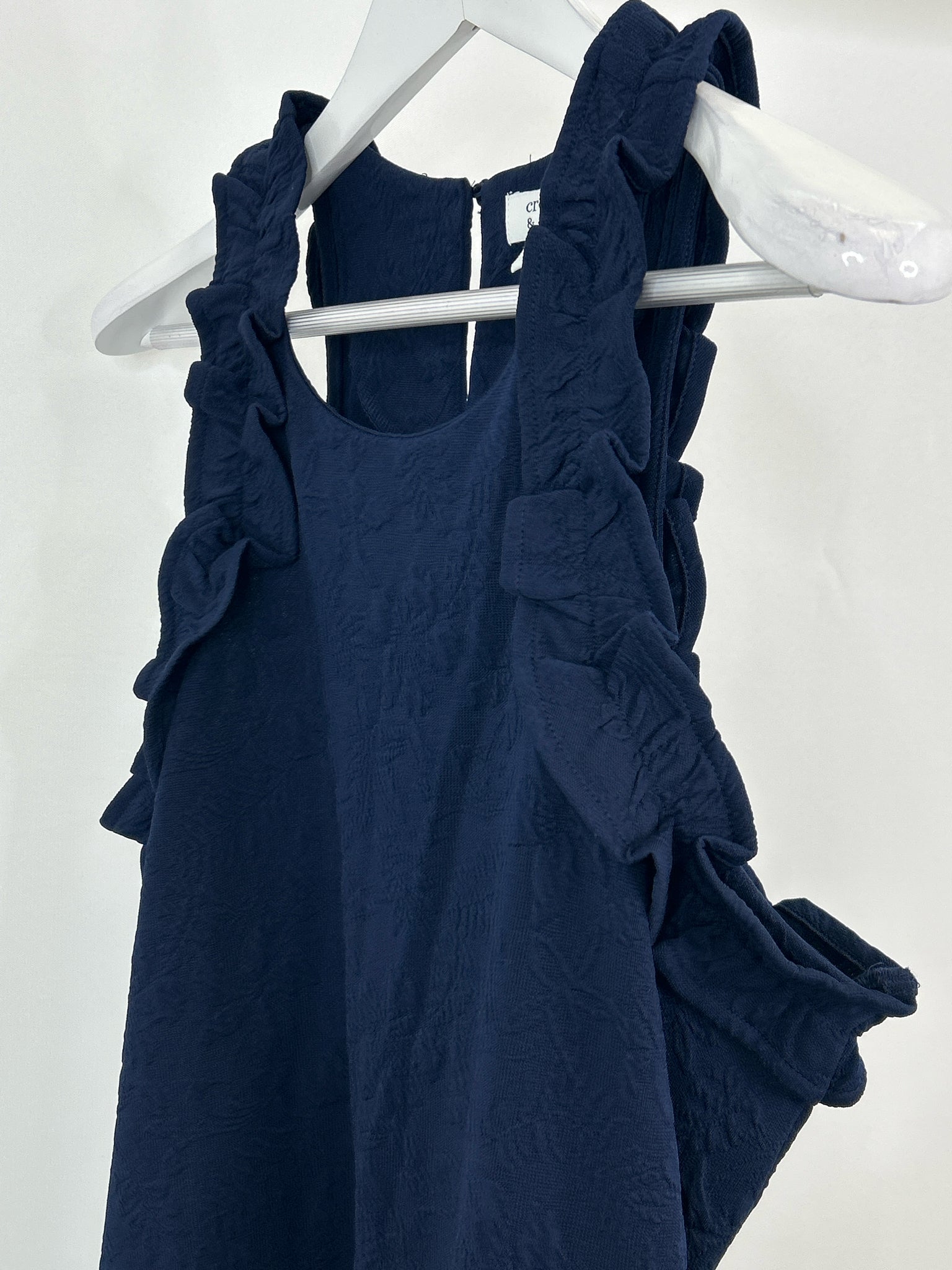CROWN & IVY Size L Navy Women Dress