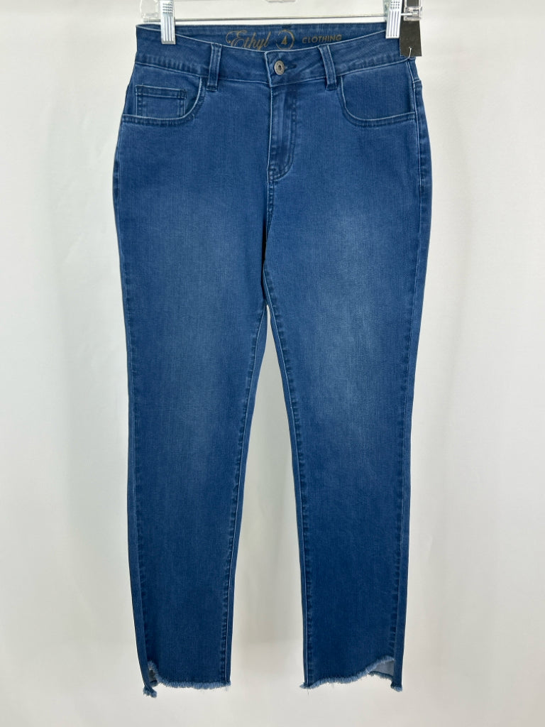 ETHYL Women Size 4 BLUE DENIM jeans