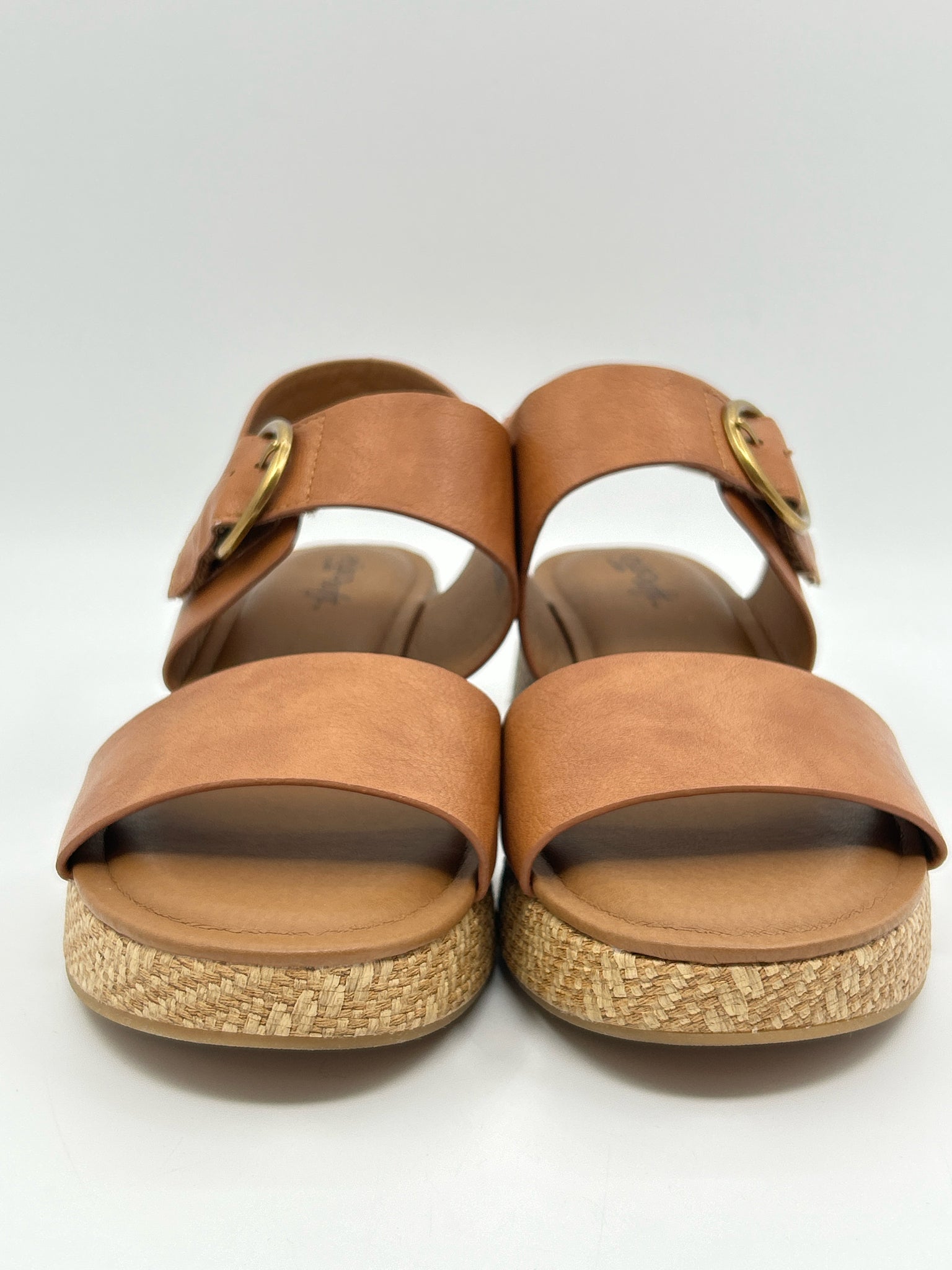 EURO SOFT Size 8M Tan Women Sandal