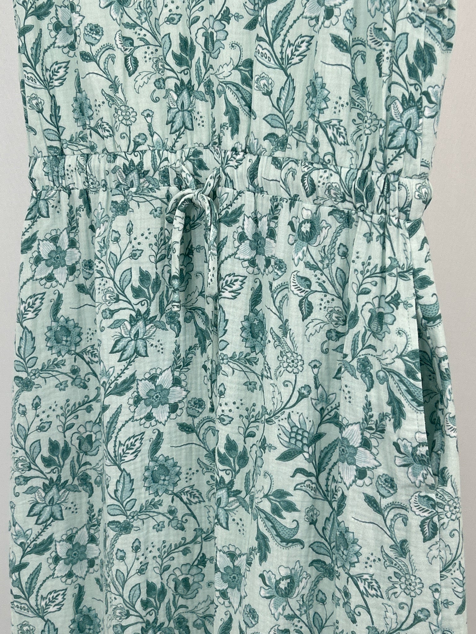 WONDERLY Size L turquoise print Women Dress