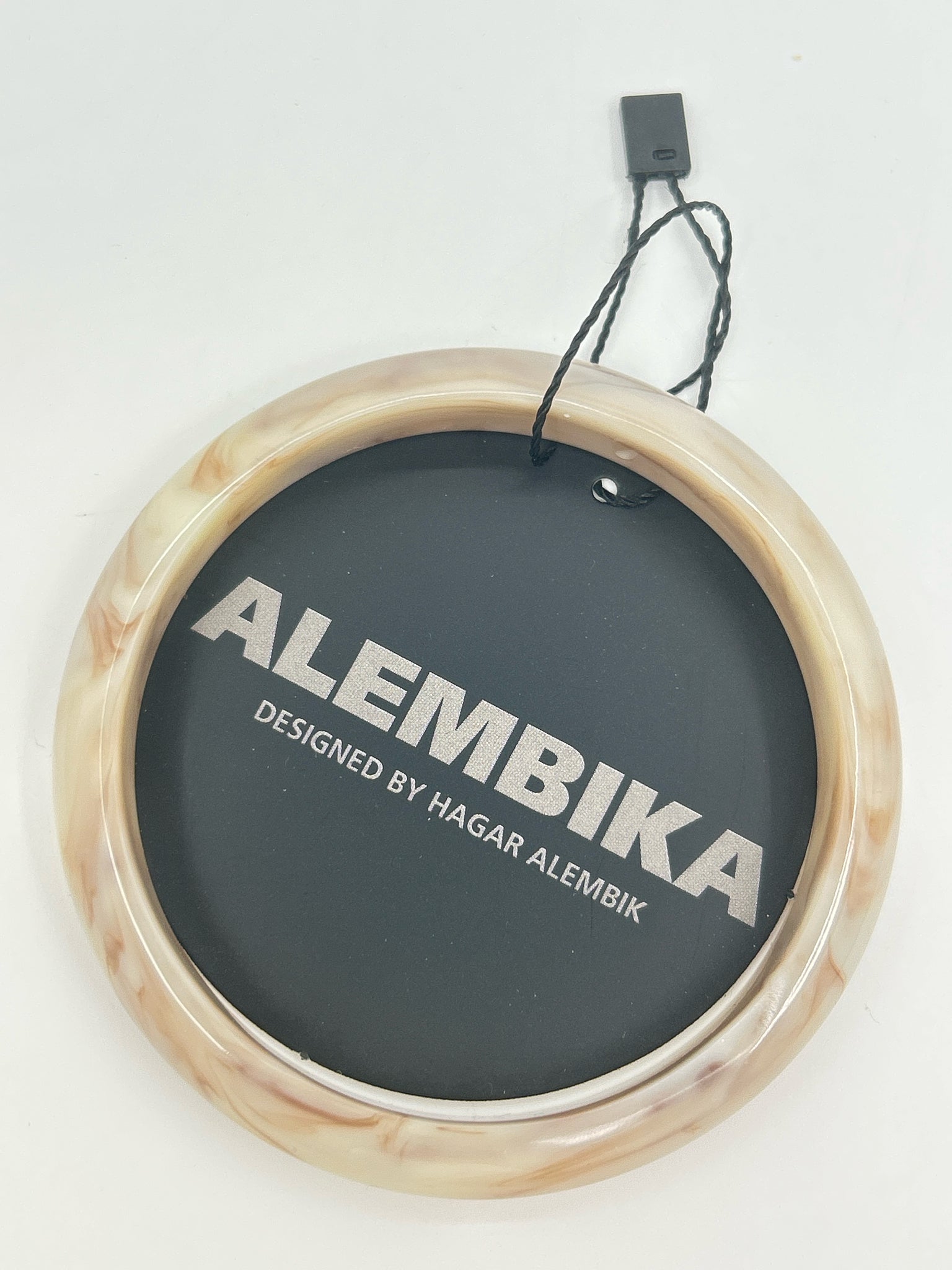 ALEMBIKA Resin Oat Color Bangle Bracelet NWT