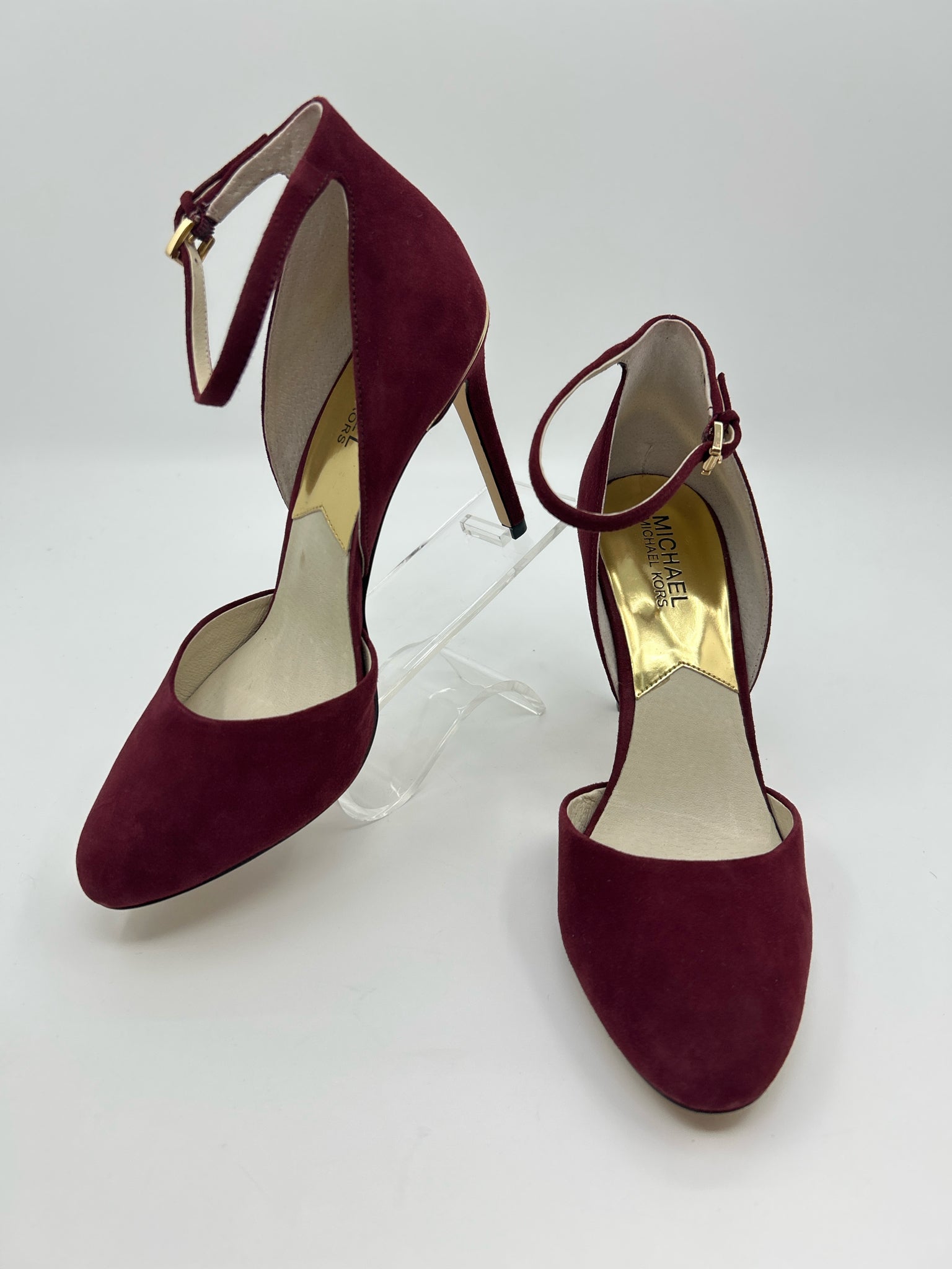 MICHAEL MICHAEL KORS Size 8.5M Merlot Women Pumps