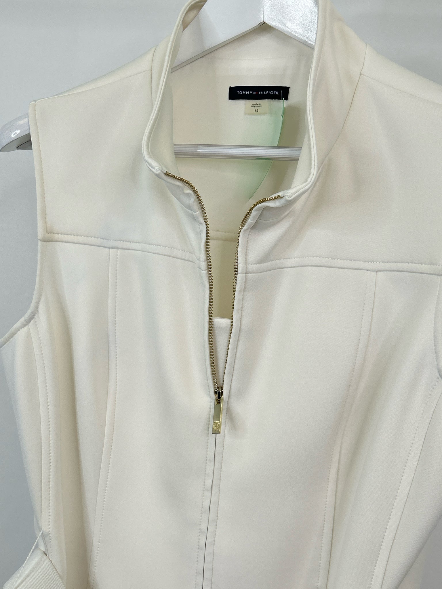 TOMMY HILFIGER Size 16 White Women Dress
