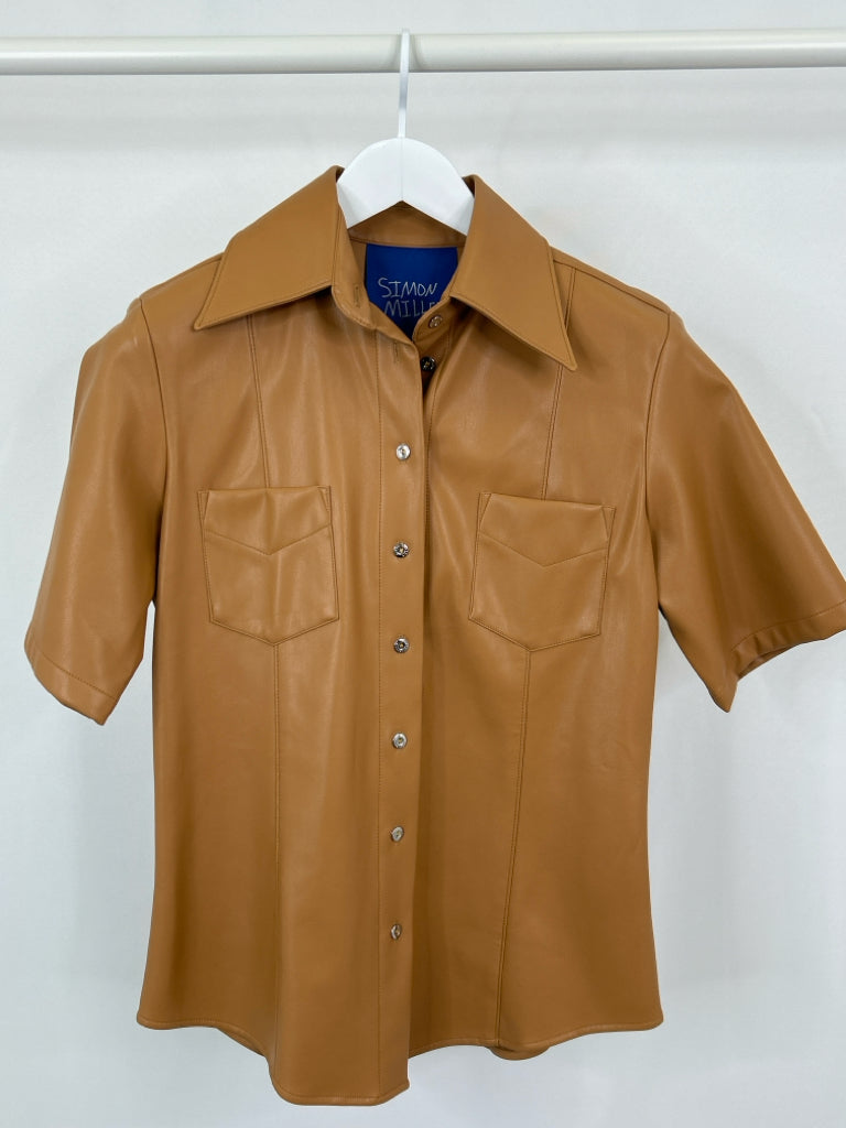 Simon Miller Women Size M Tan Shirt