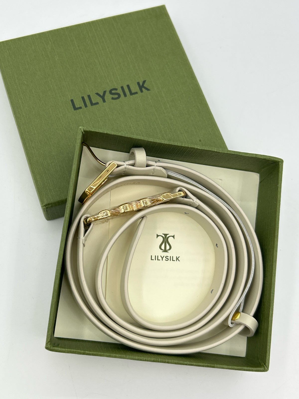 LILYSILK Cream Belt