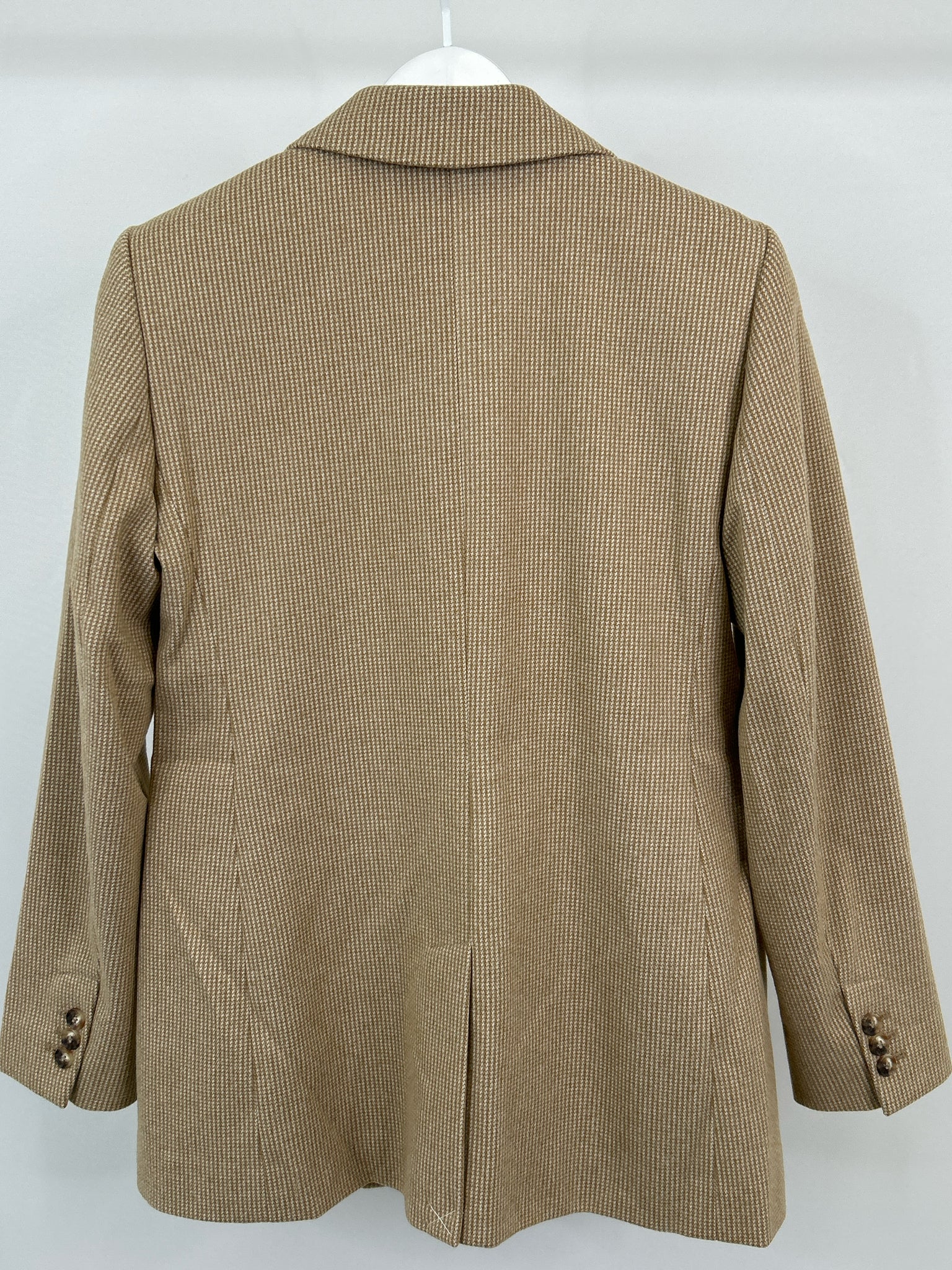 LOFT Size 4 BEIGE AND WHITE Women Blazer