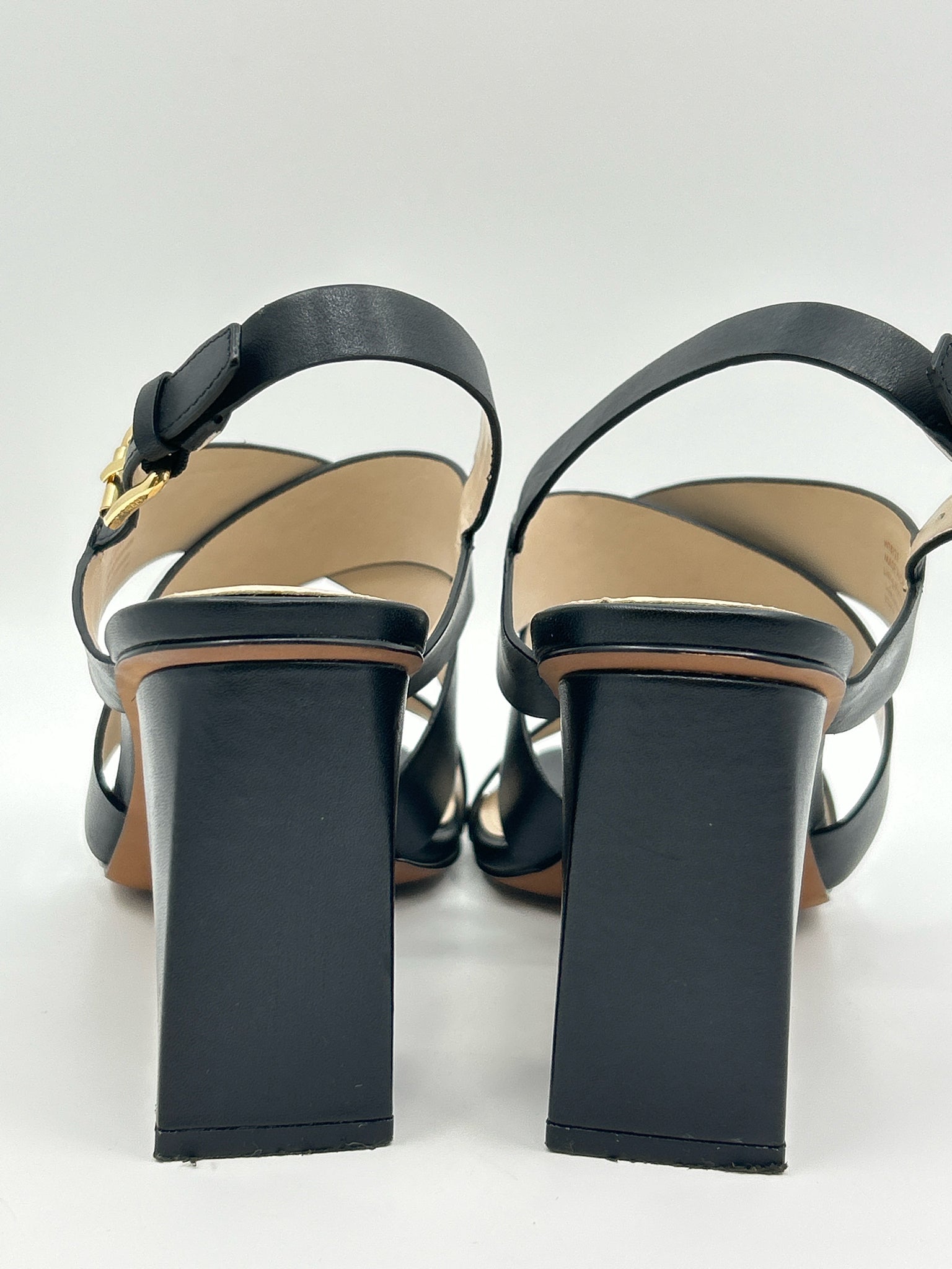COLE HAAN Size 9.5B Black Women Sandal