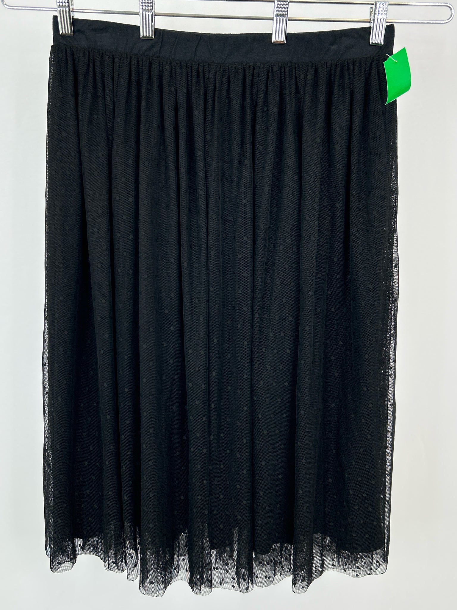 Garnet Hill Size L Black Skirt