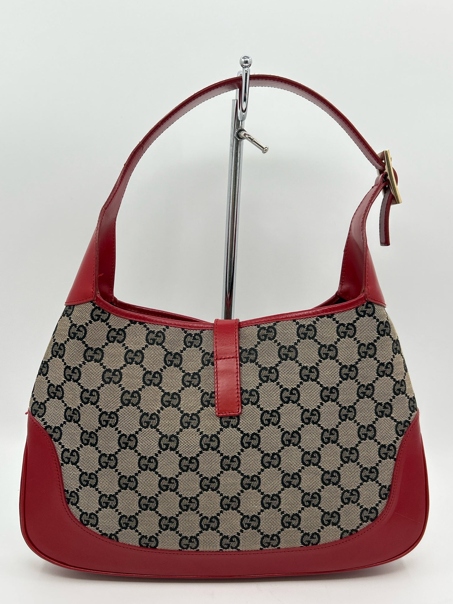 GUCCI NAVY & RED Women Purse