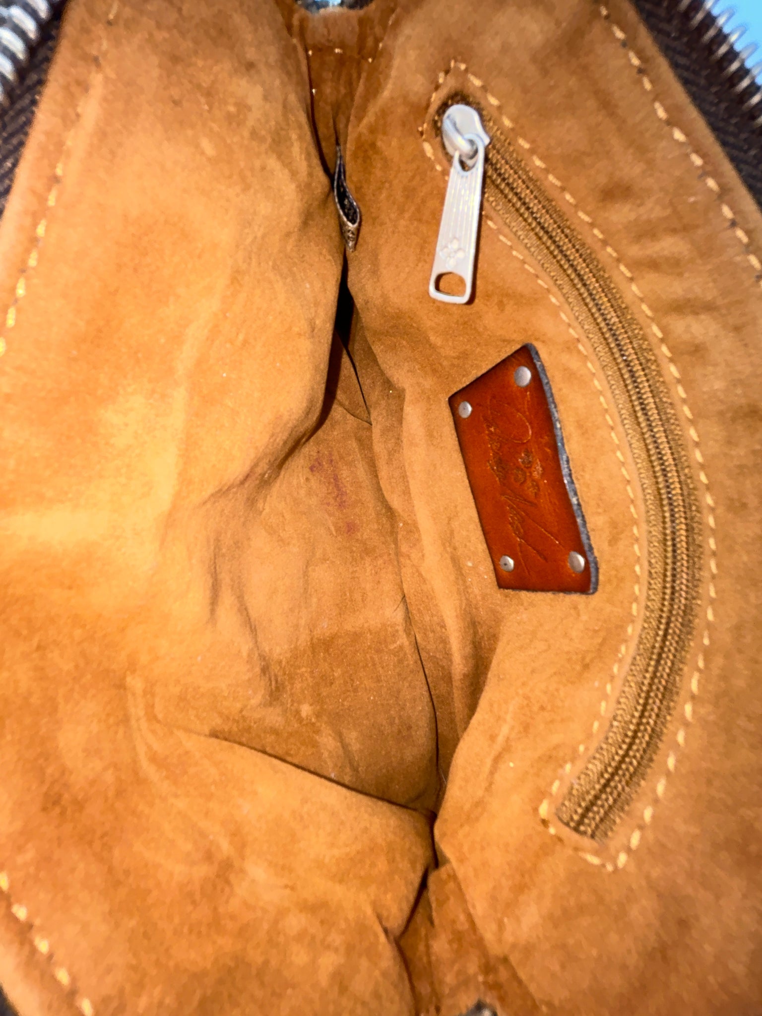 PATRICIA NASH Brown & Turquoise Women Purse