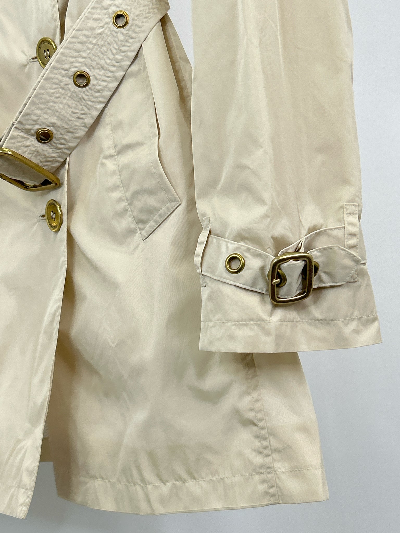 BURBERRY NWT Size 8 KHAKI Women Trench Coat
