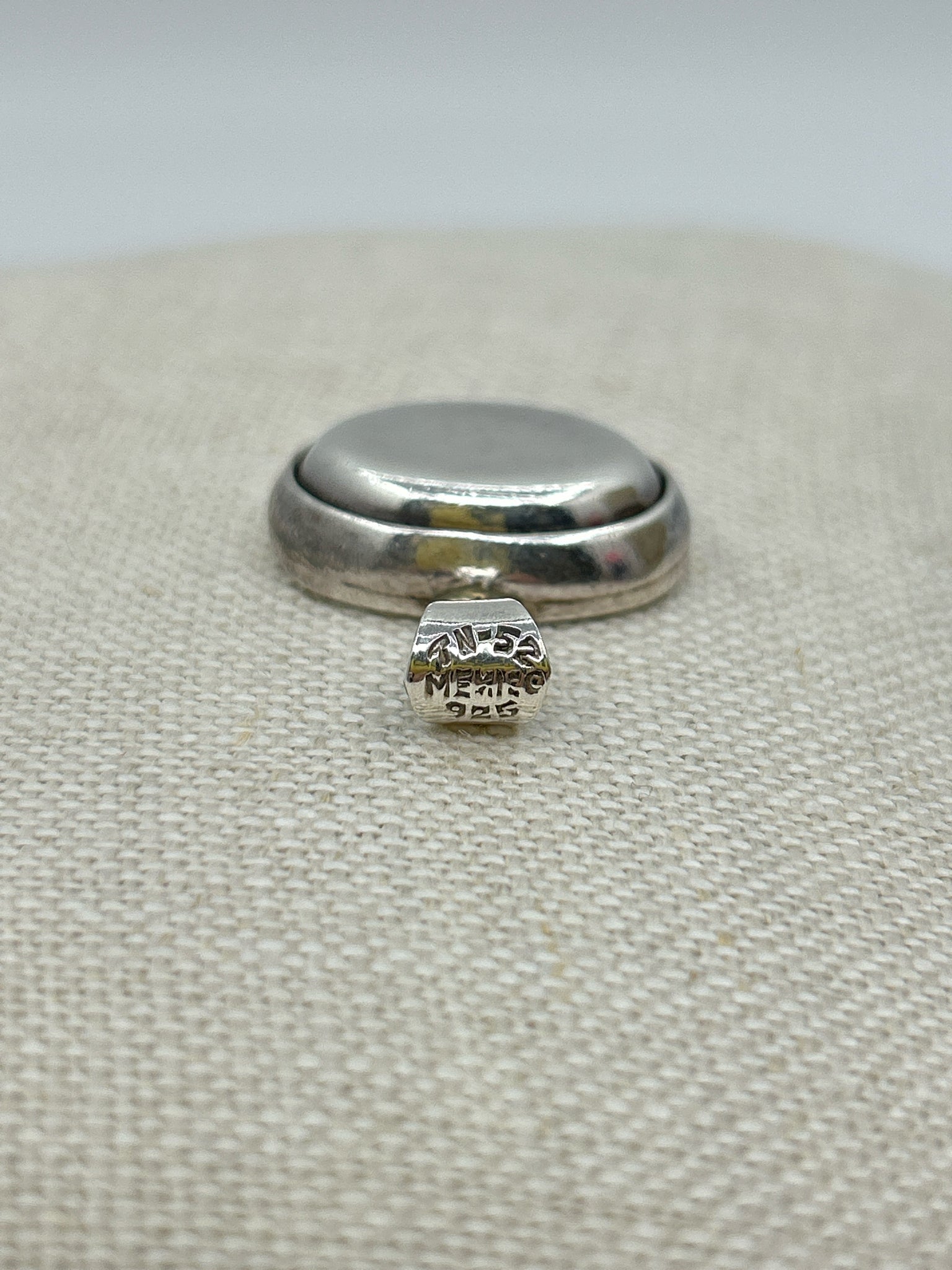 Sterling Silver Oval Pendant