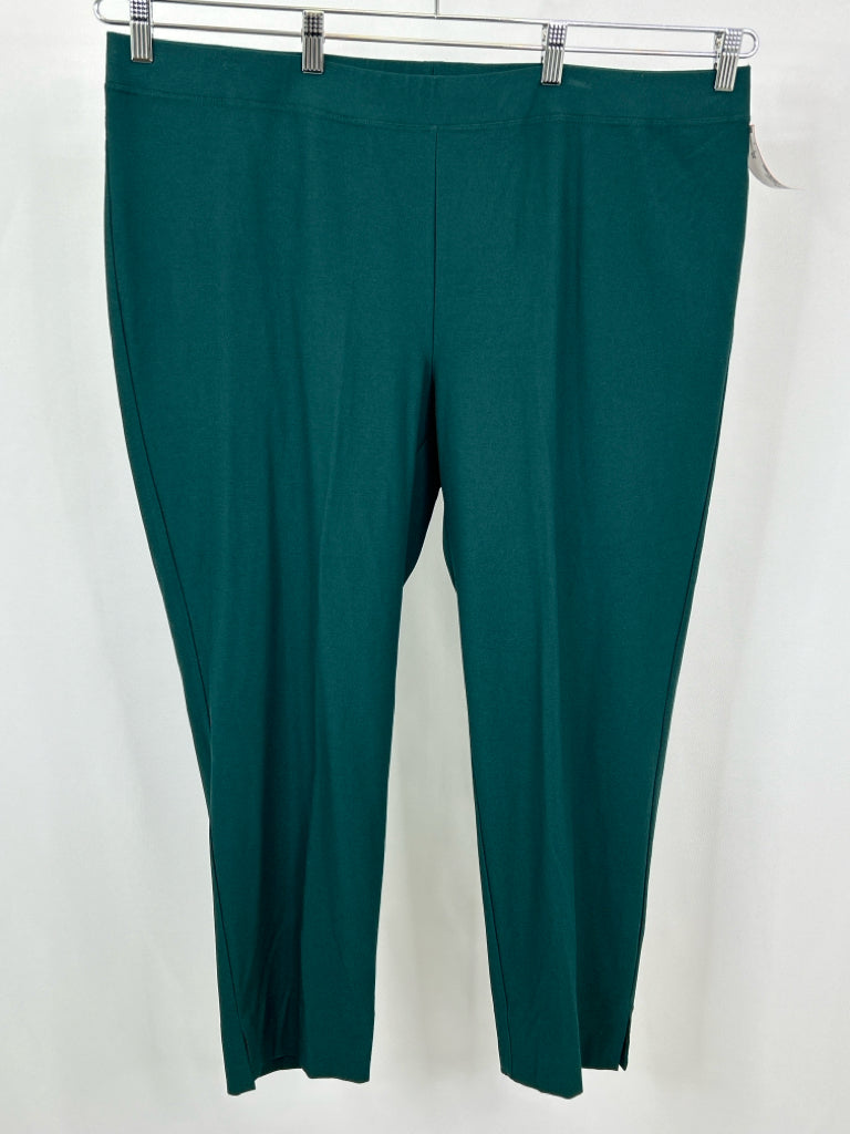 EILEEN FISHER Size 2X Green Pants