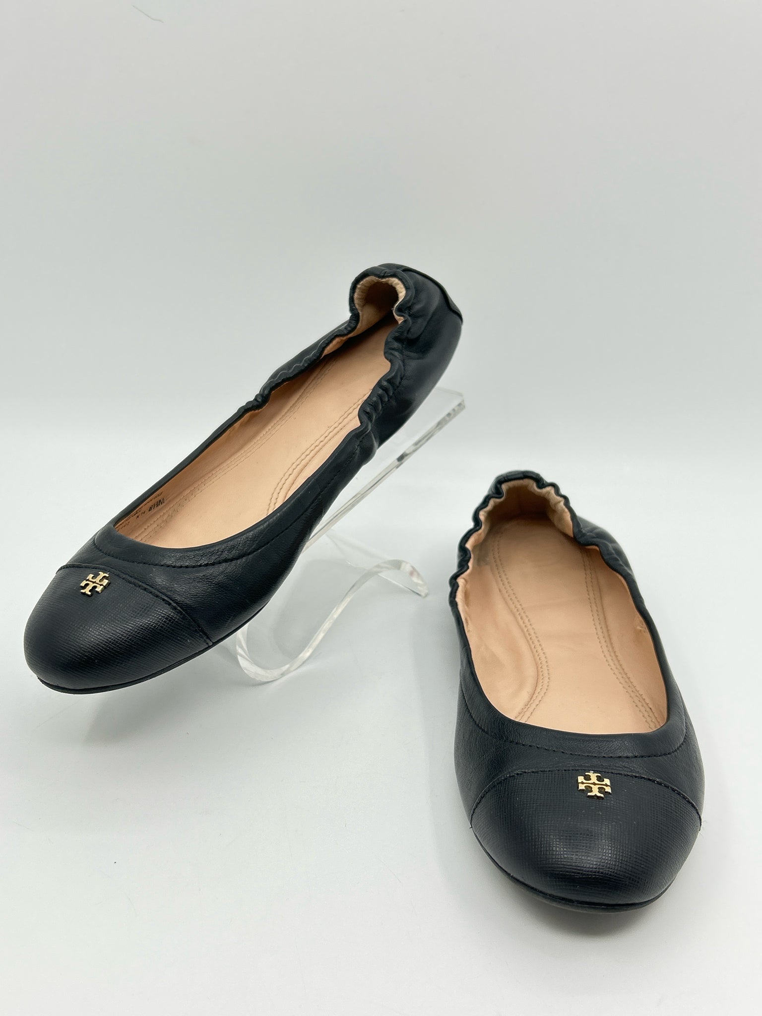 TORY BURCH Size 8.5M Black Women Flats